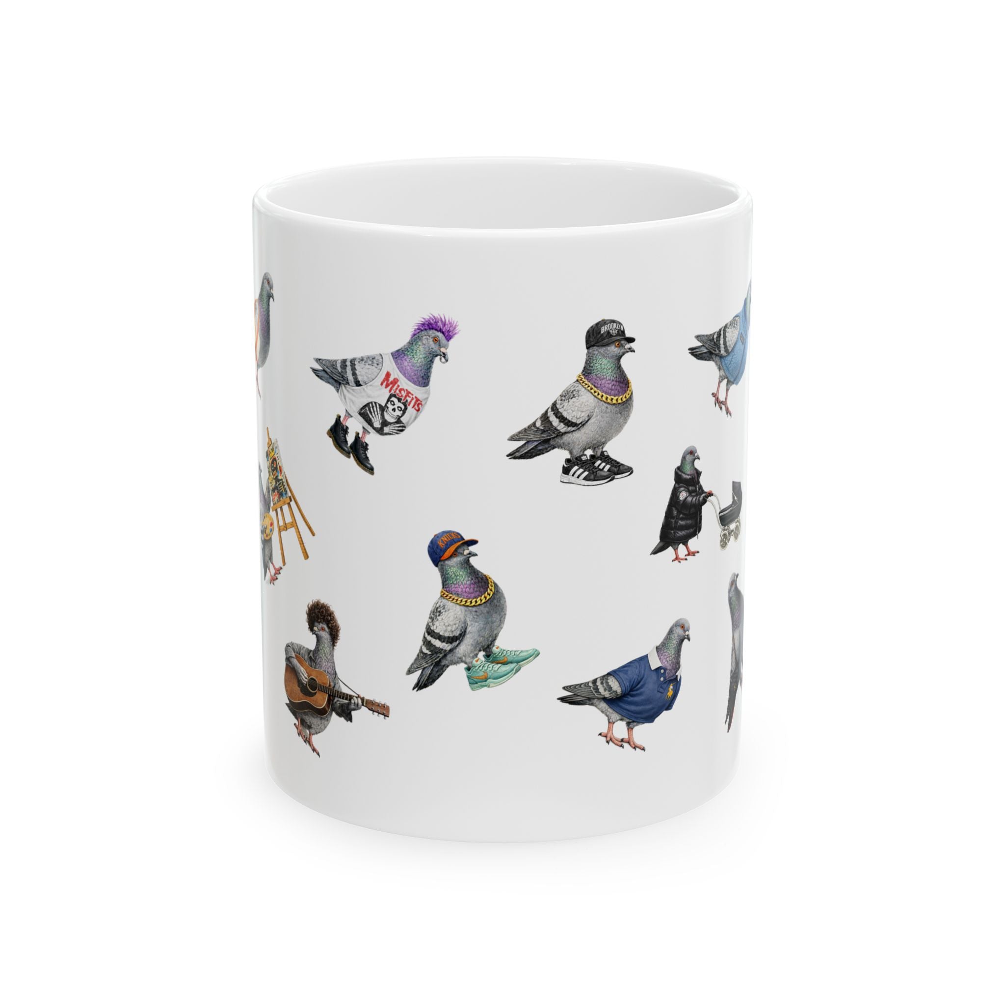 Pigeons of New York Mug | NYC Pigeon Bird Lovers Coffee Cup