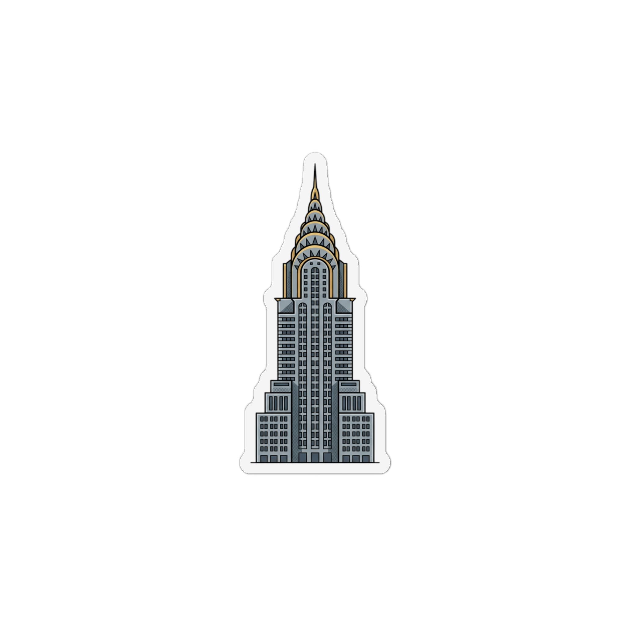Chrysler Building Magnet | NYC Landmark Fridge Magnet Souvenir