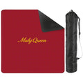Maroon Mahj Queen Mahjong Mat 31.5"x31.5" (Ship Folded)