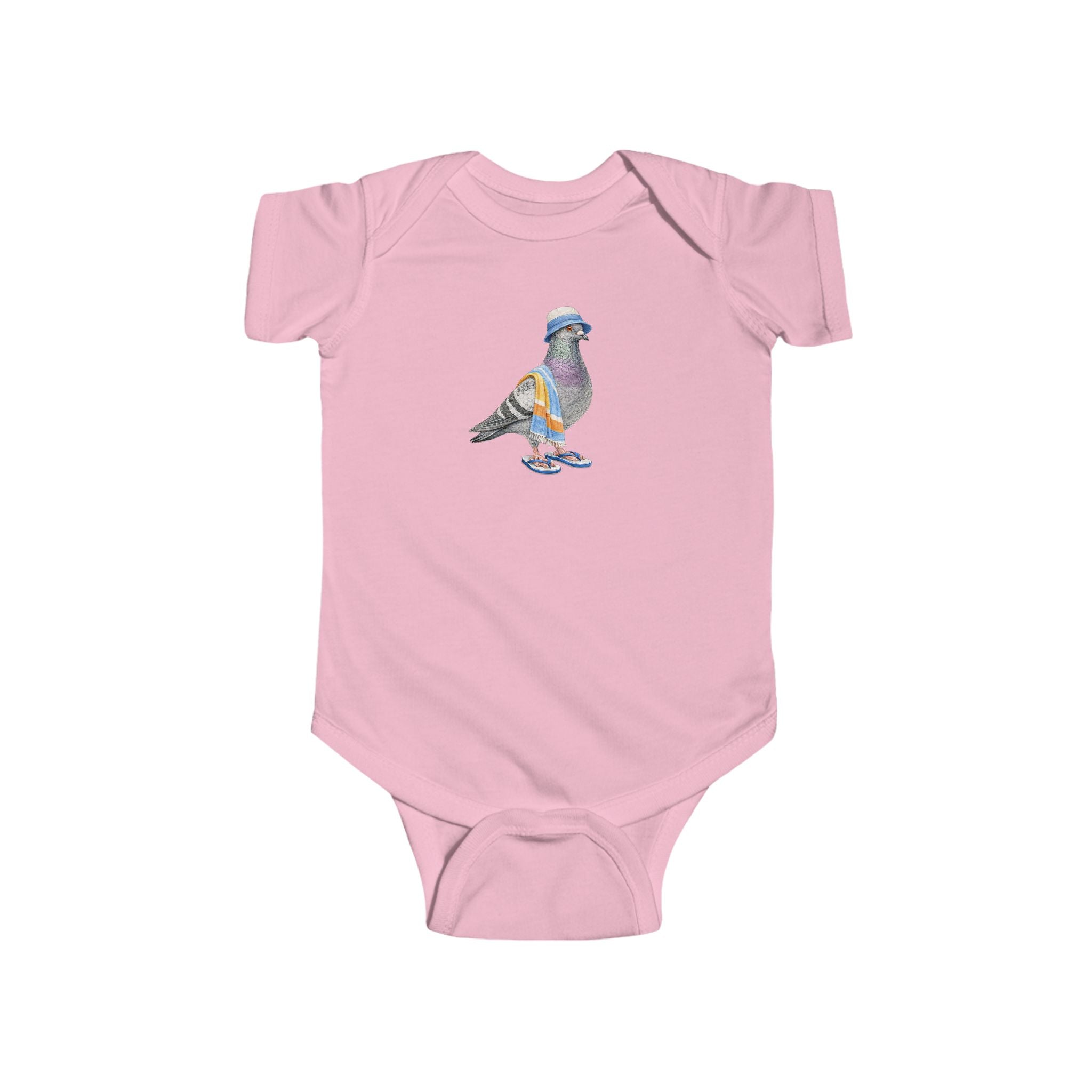 Customizable Coney Island NYC Pigeon Baby Onesie | New Yorker Reveal Infant Bodysuit