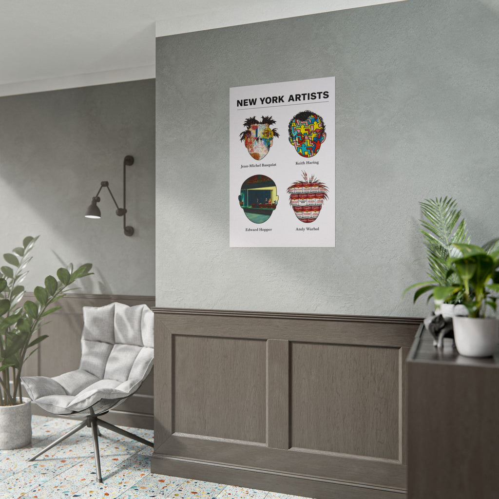 New York Artists Rolled Poster | Dorm Room Decor
