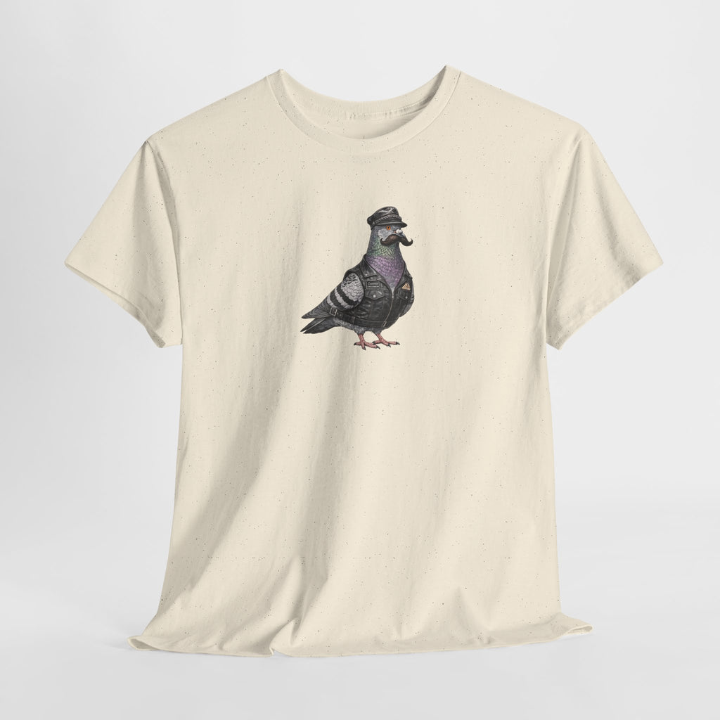 Customizable Chelsea NYC Pigeon T-Shirt | Motorcycle Rider Tee