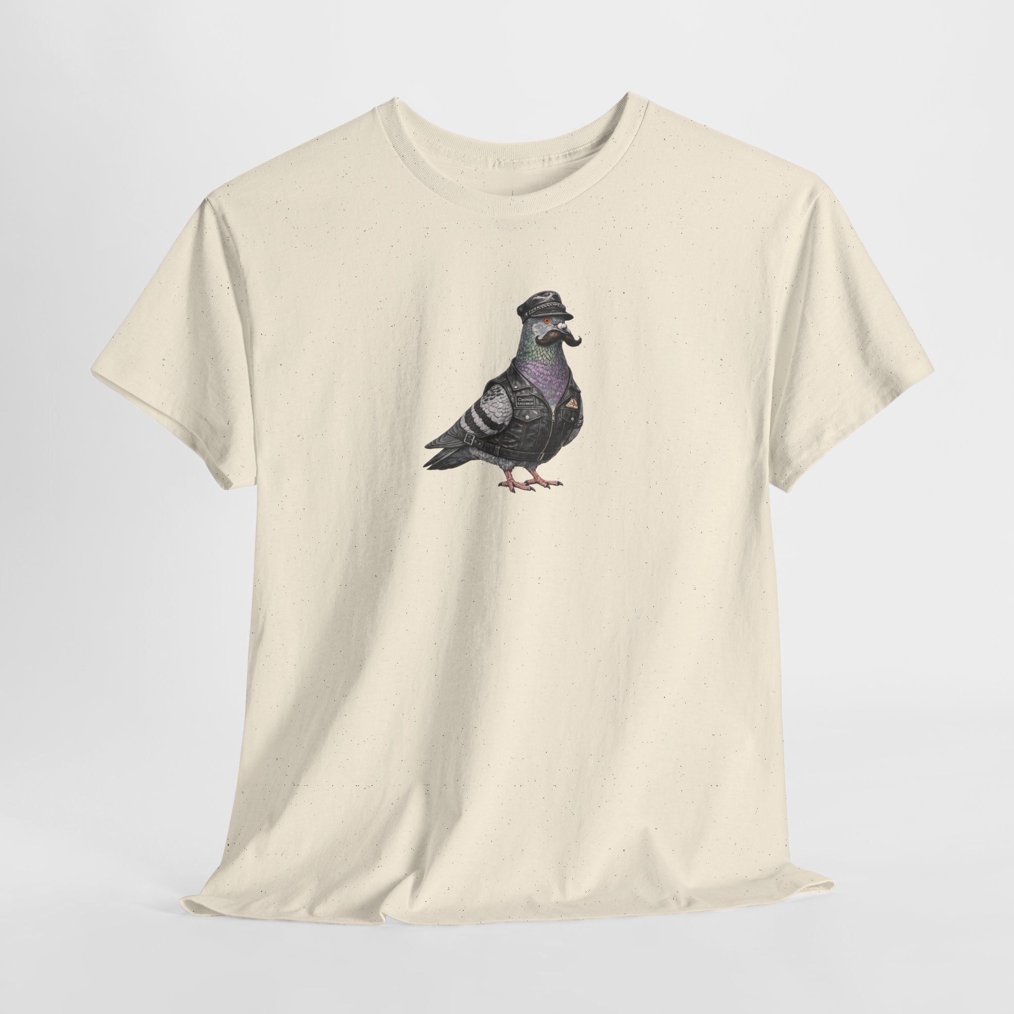 Customizable Chelsea NYC Pigeon T-Shirt | Motorcycle Rider Tee