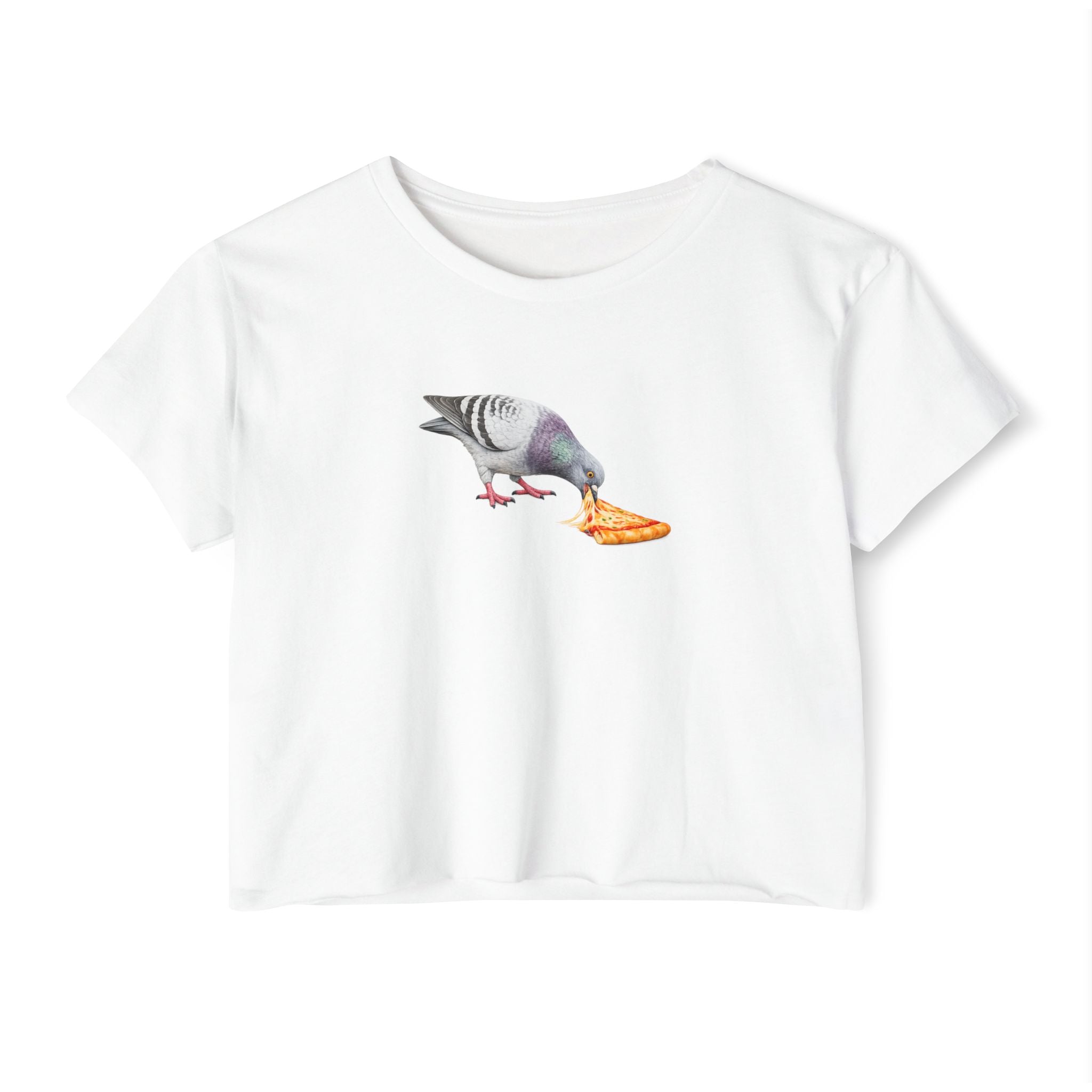 Customizable Little Italy NYC Pigeon Crop Top