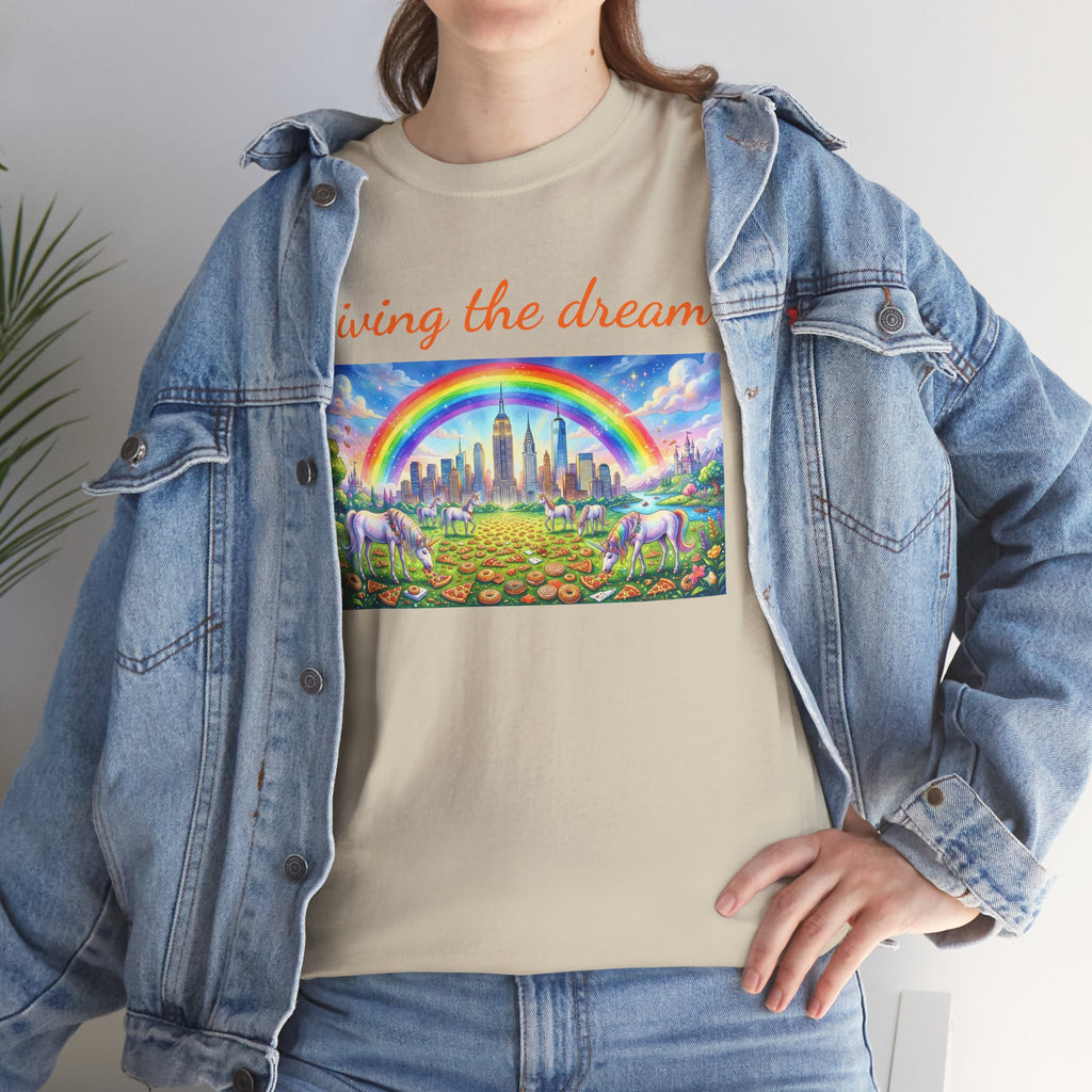 NYC Living The Dream T-Shirt | New York Is a Fairy Tale Tee