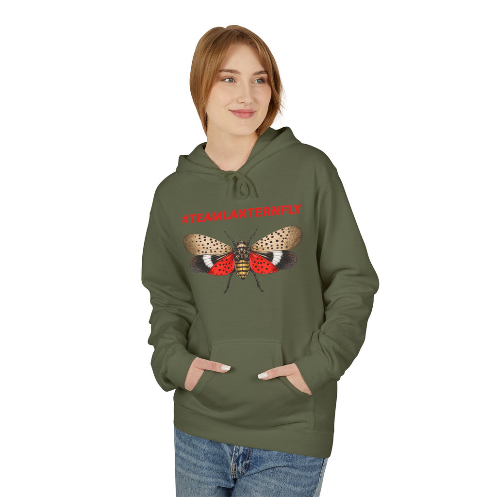 NYC Spotted Lanternfly Hoodie — Team Lanternfly Hooded Pullover Sweatshirt
