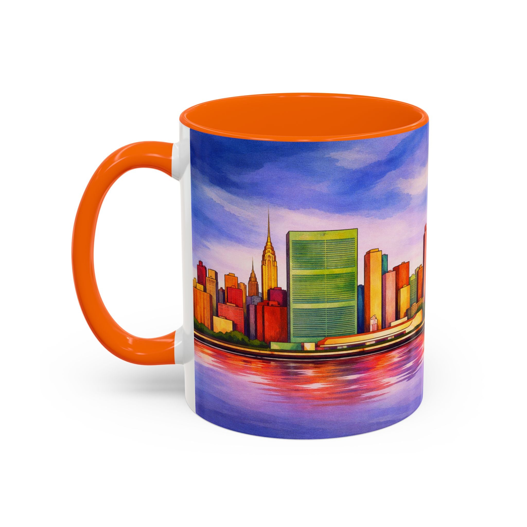 Colorful Midtown Manhattan Skyline NYC Accent Coffee Mug