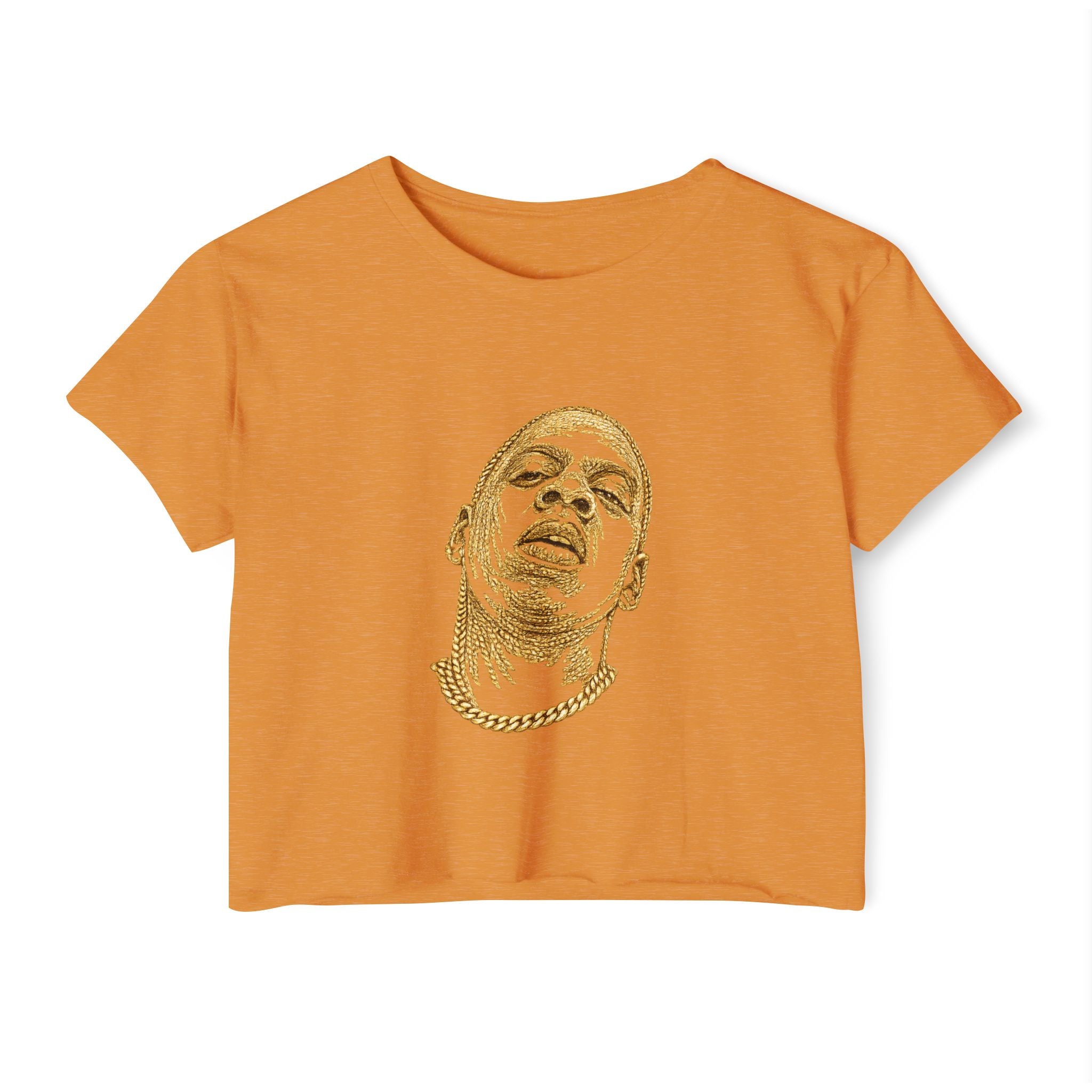 Gold Chain Jay Z Crop Top T-shirt   Music Tee