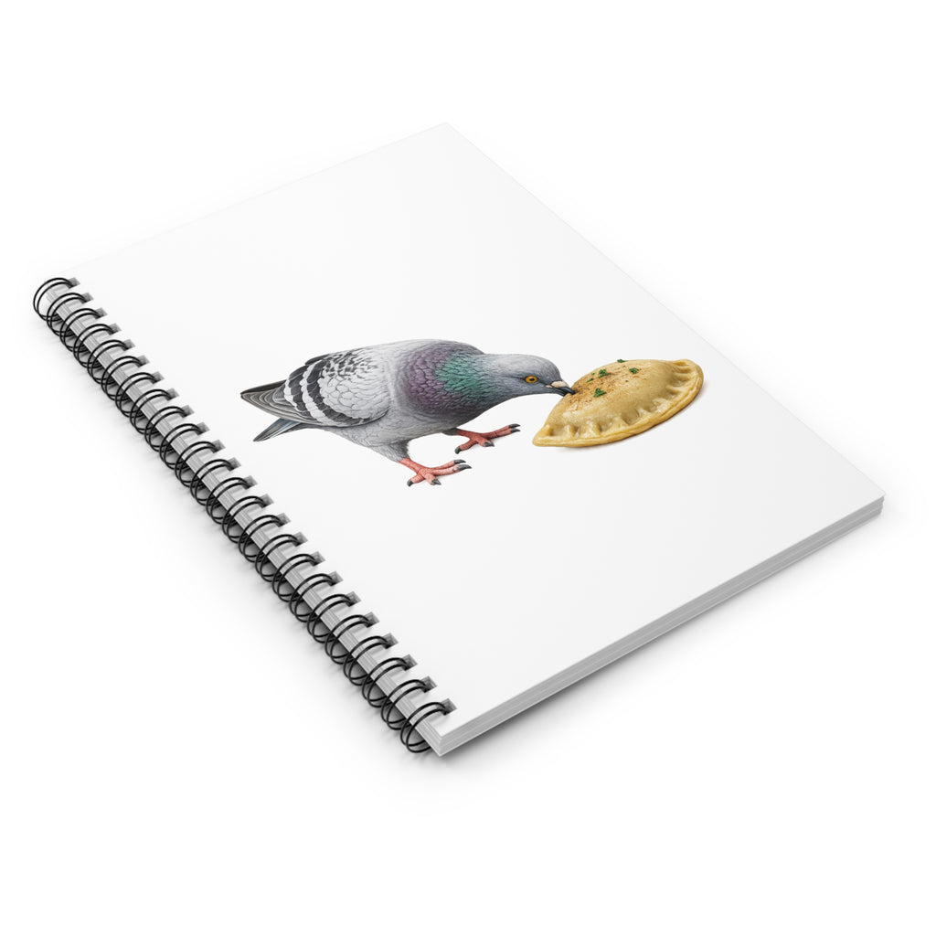 Customizable Greenpoint NYC Pigeon Spiral Journal | Puerto Rico Boricua Bird Lovers Notebook