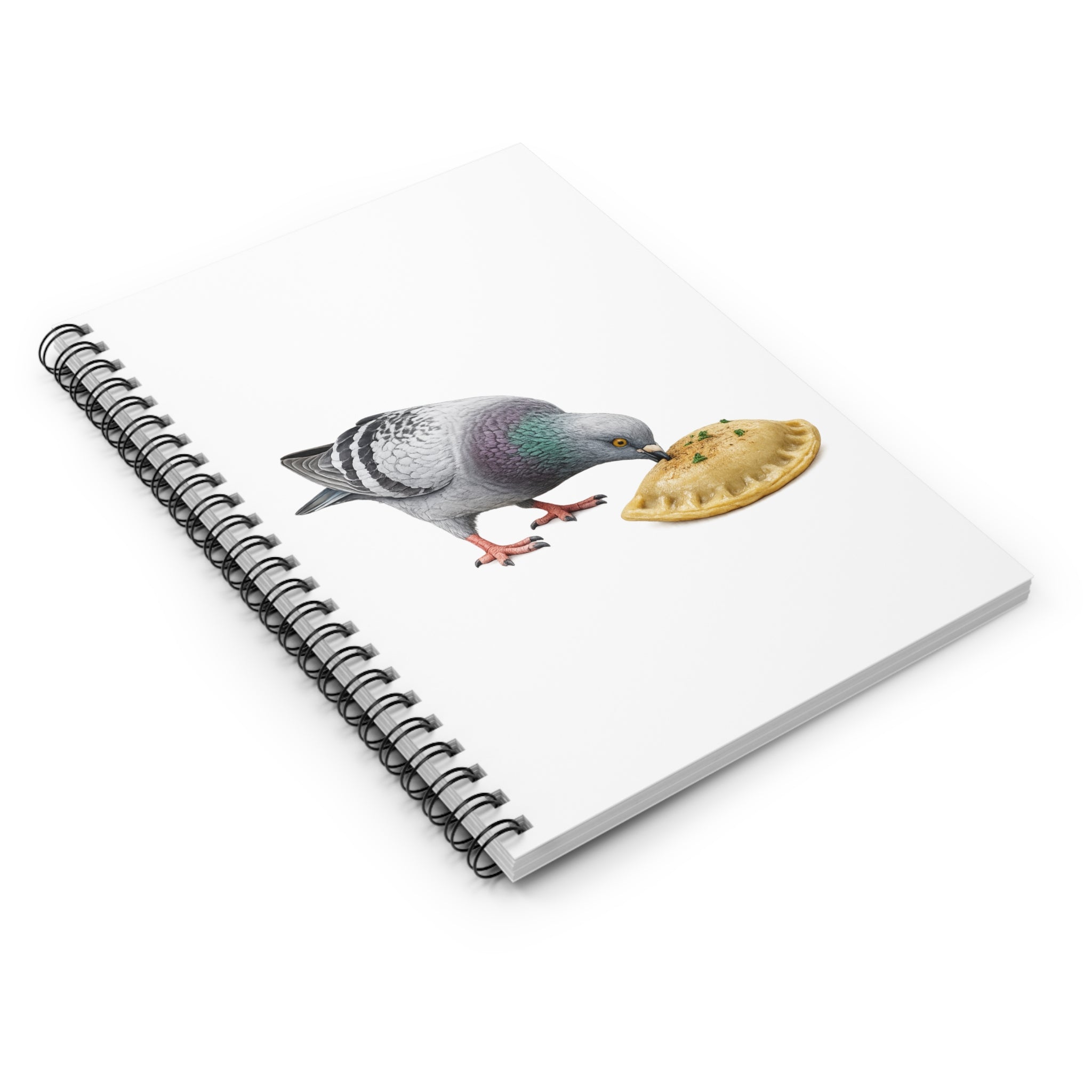 Customizable Greenpoint NYC Pigeon Spiral Journal | Puerto Rico Boricua Bird Lovers Notebook