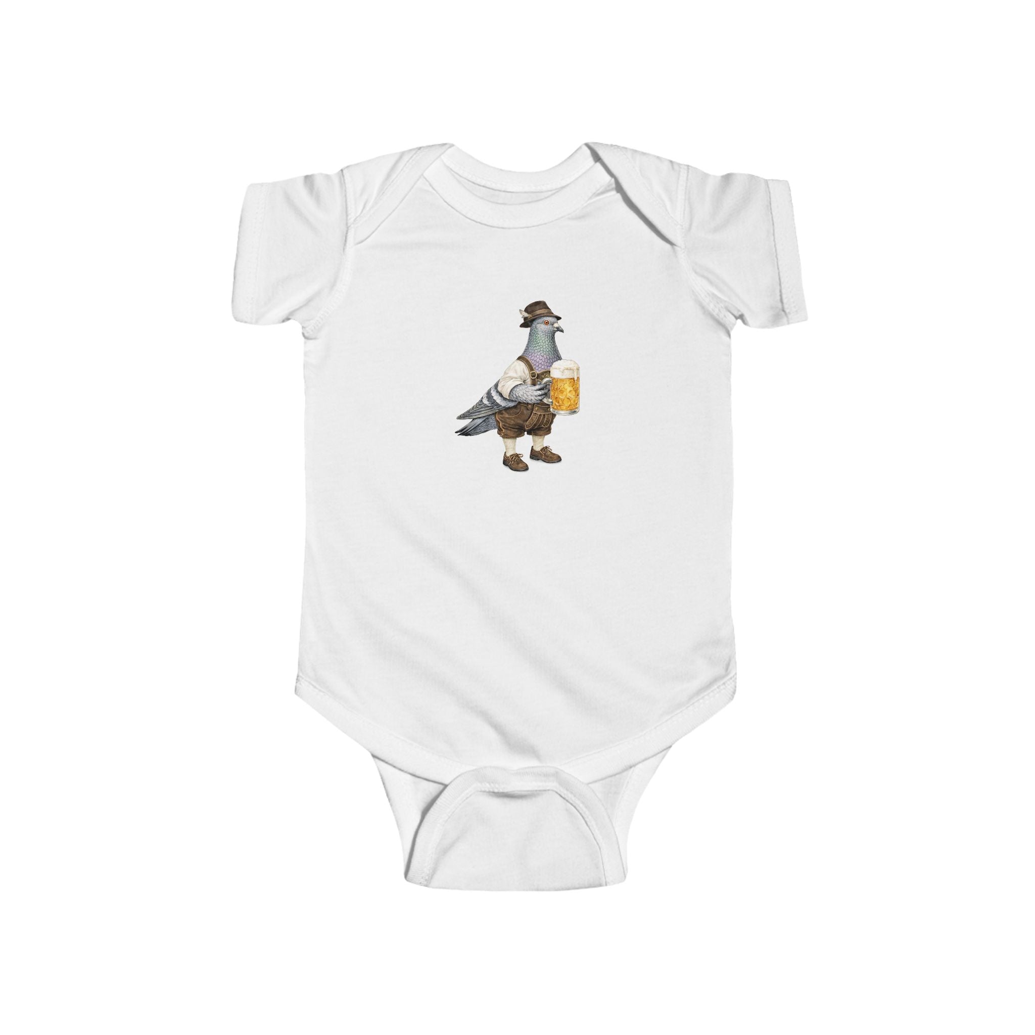 Customizable Yorkville NYC Pigeon Baby Onesie | New Yorker Reveal Infant Bodysuit