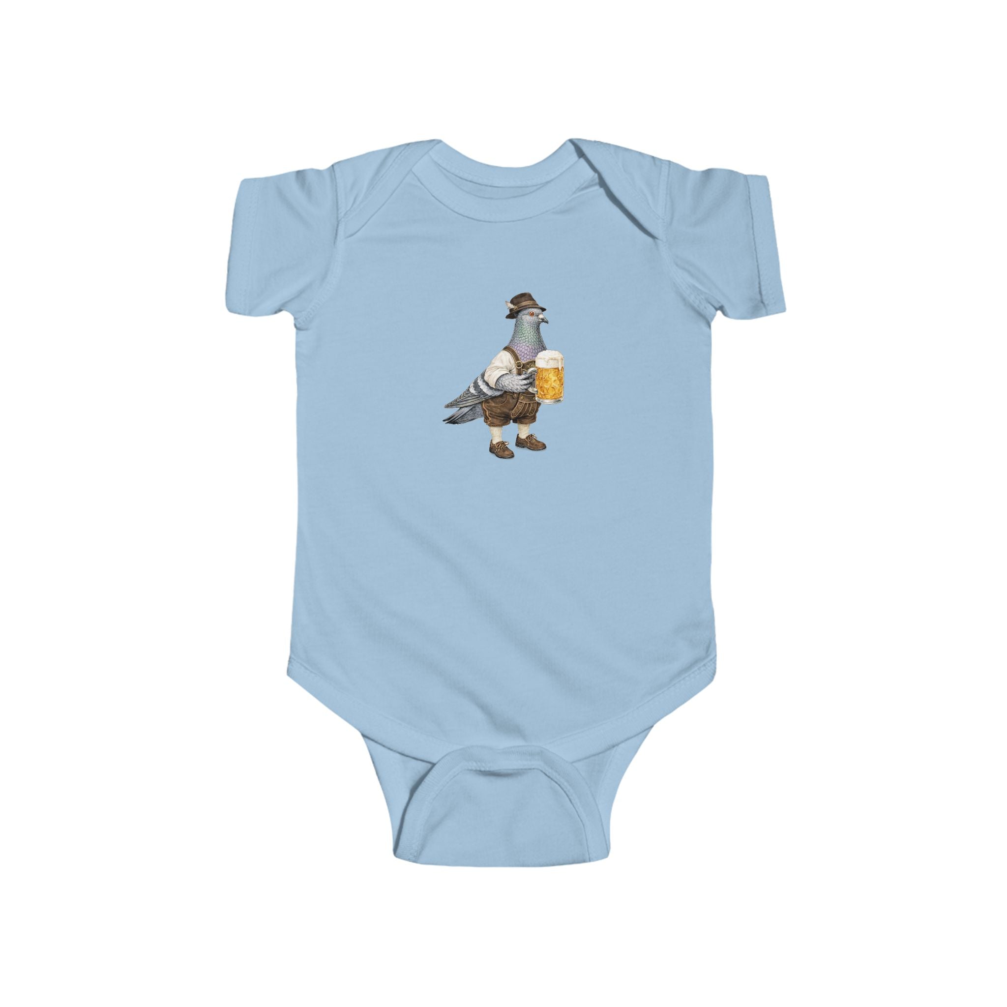 Customizable Yorkville NYC Pigeon Baby Onesie | New Yorker Reveal Infant Bodysuit