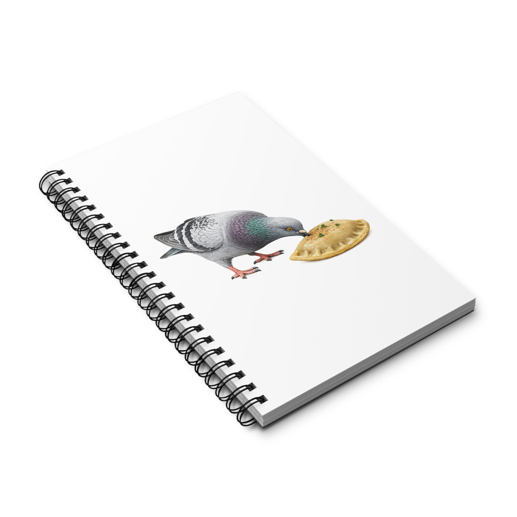 Customizable Greenpoint NYC Pigeon Spiral Journal | Puerto Rico Boricua Bird Lovers Notebook