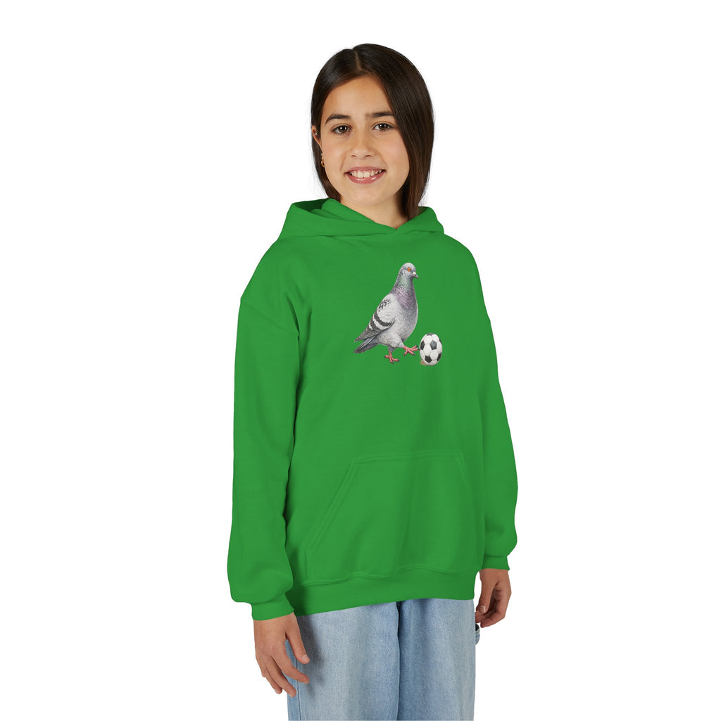 Sudadera con capucha personalizable de paloma de Corona NYC para niños | Sudadera con capucha para niños amantes de las aves y jugadores de fútbol de Nueva York