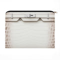 Canal Street White Large Coin Purse