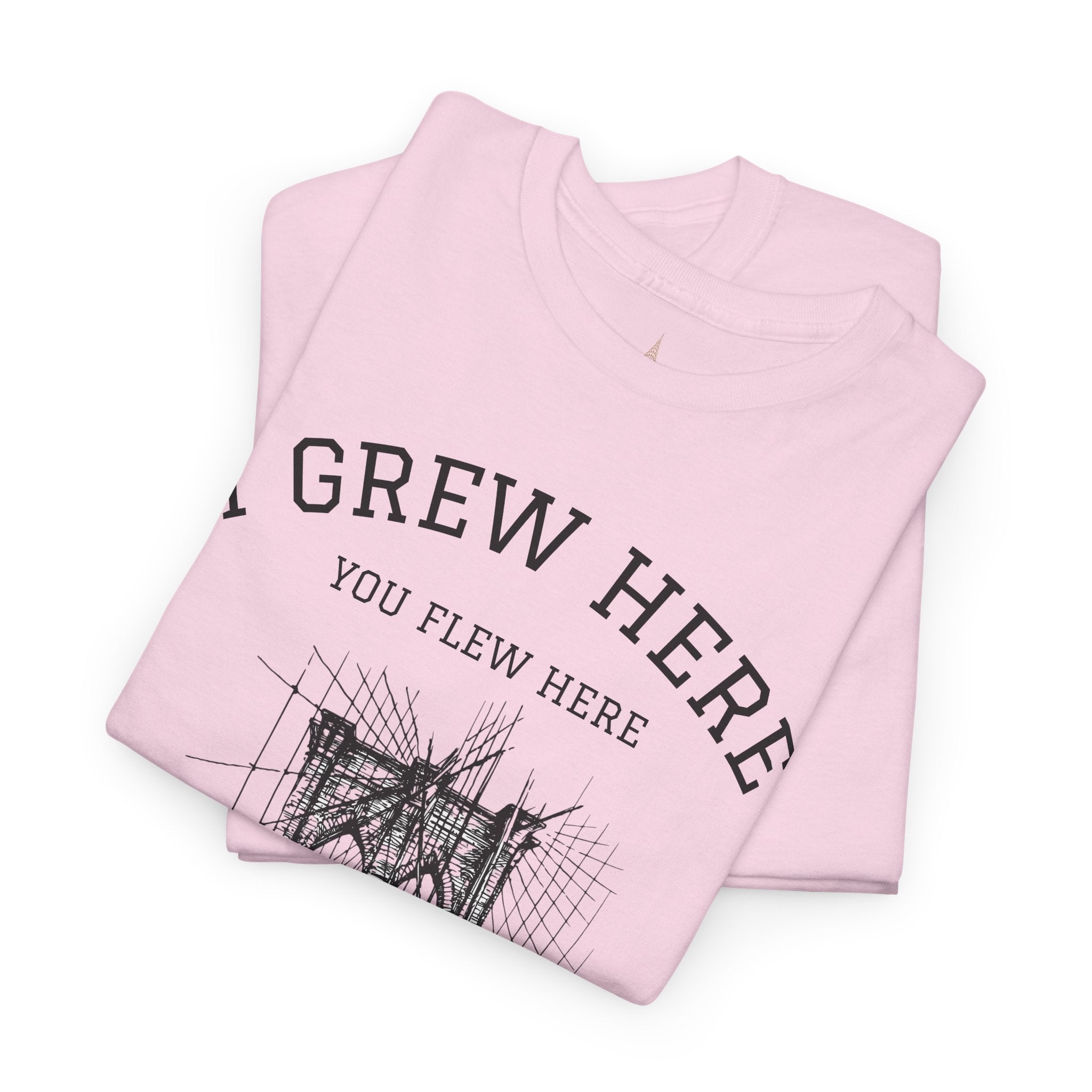 Brooklyn Bridge T-Shirt | I Grew Here You Flew Here New York Tee