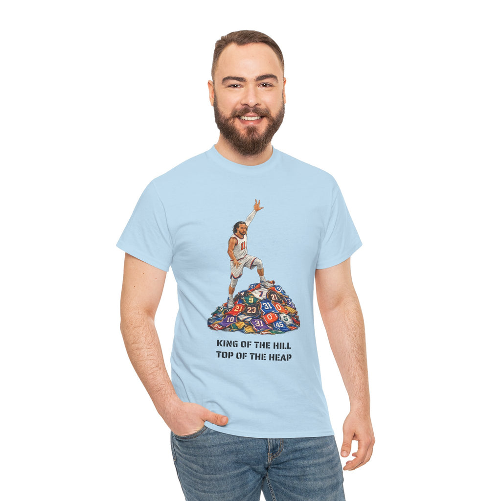 Jalen Brunson King of the Hill Top of the Heap Tee | New York New York Basketball T-Shirt