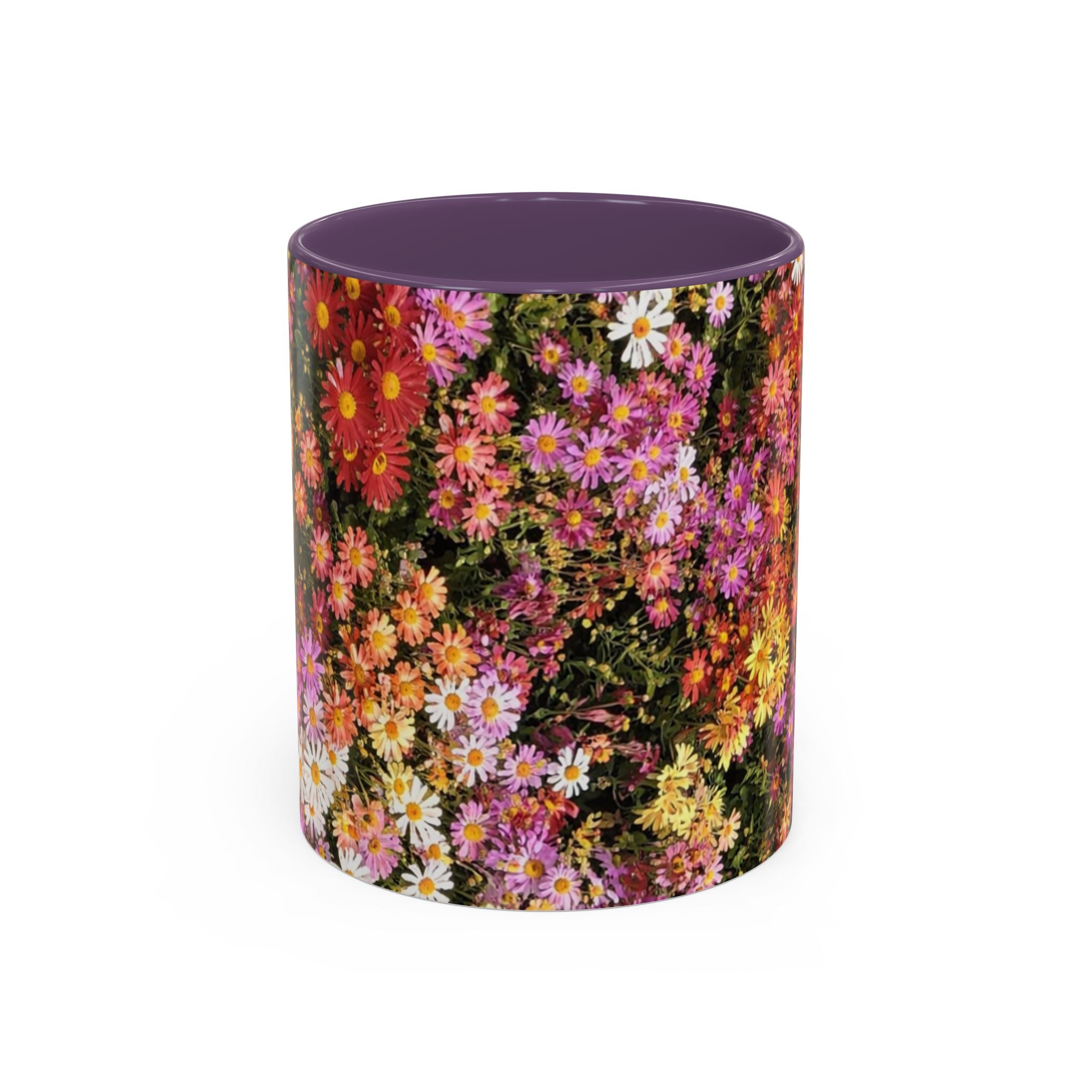 Central Park Korean Chrysanthemum Accent Coffee Mug — Tea Mug 11oz