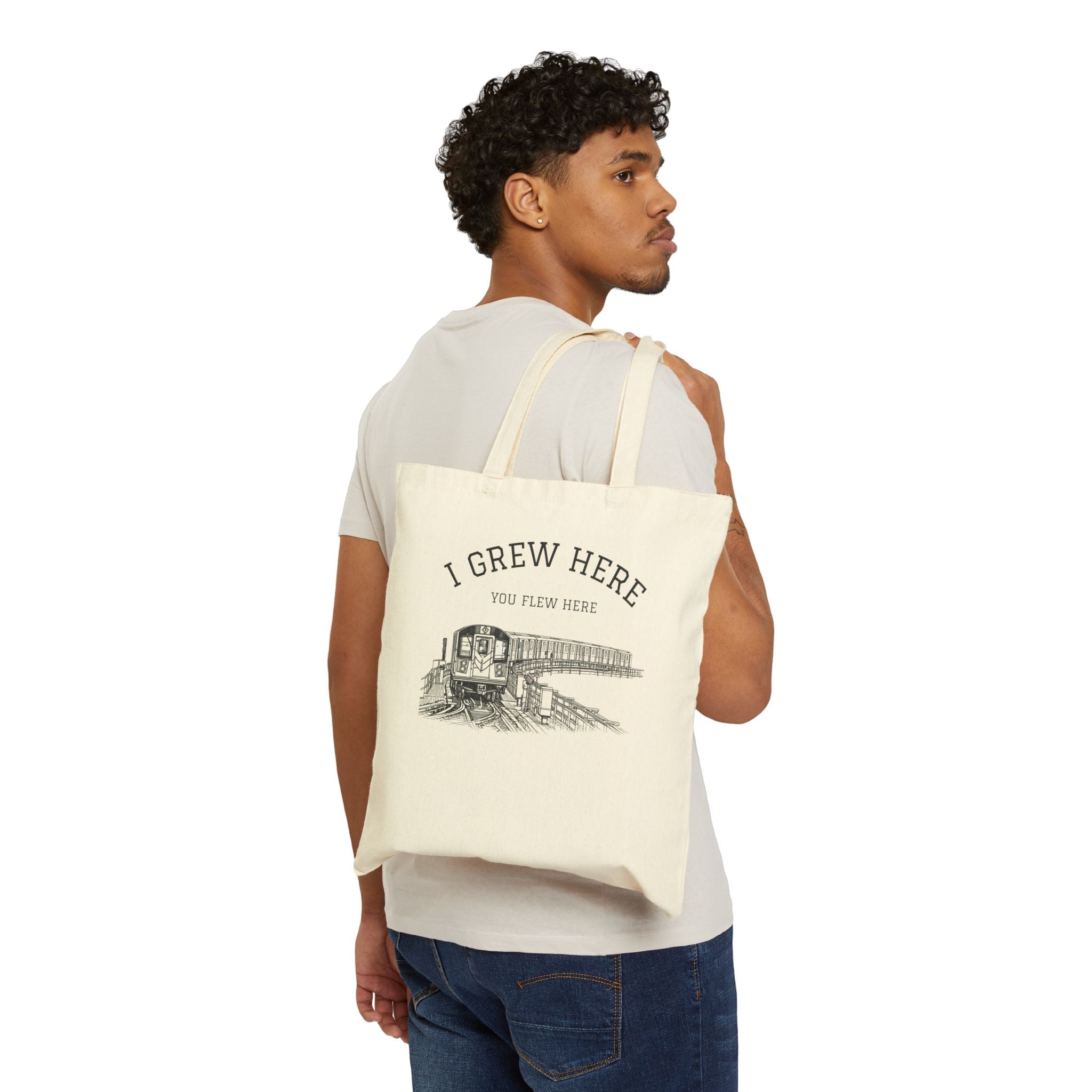 Elevated Subway Bag | I Grew Here You Flew Here NYC Tote Bag