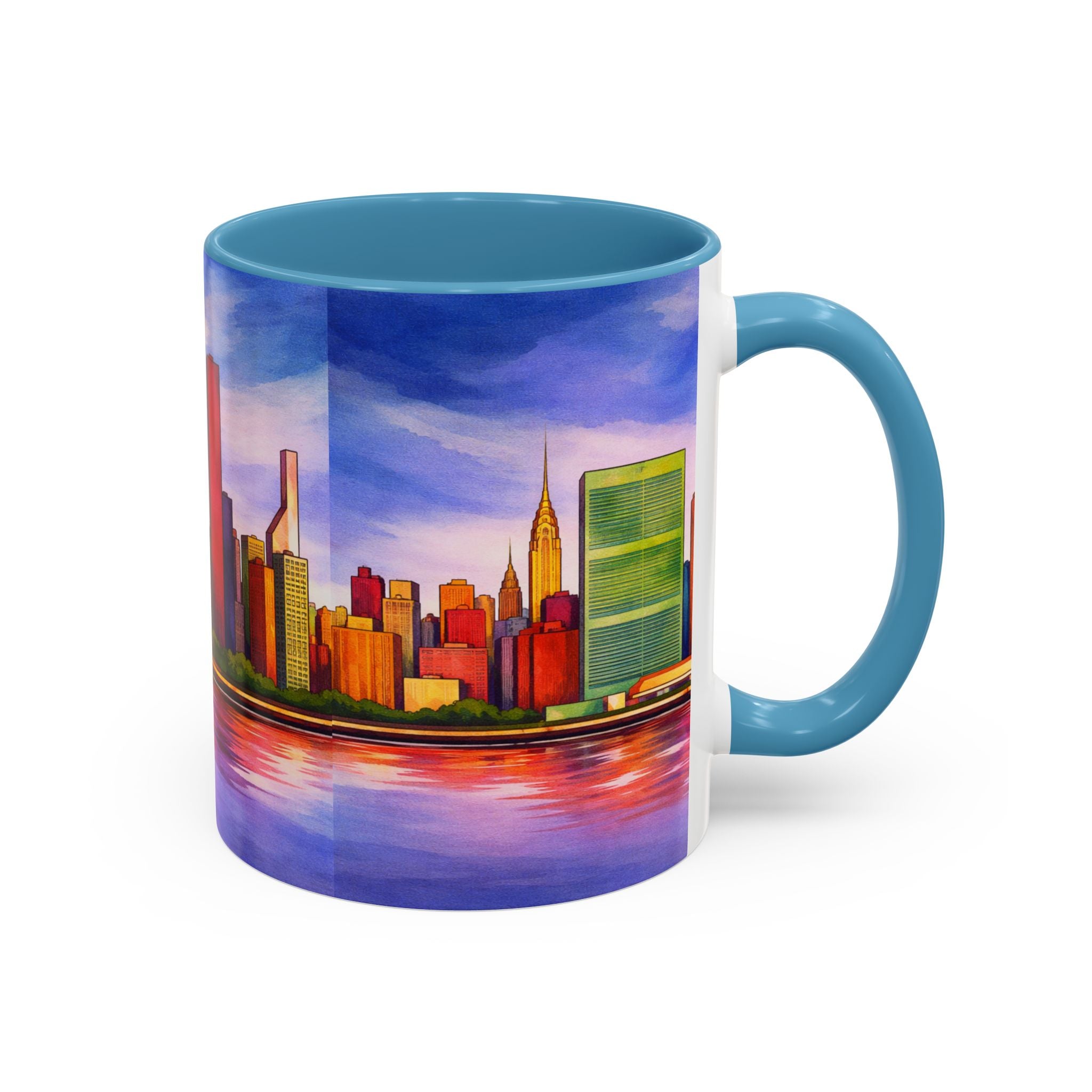 Colorful Midtown Manhattan Skyline NYC Accent Coffee Mug