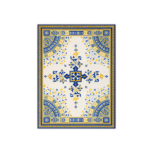 Bethesda Fountain Ceramic Kitchen Backsplash Tile | Central Park Bethesda Terrace Arcade Decorative 6" x 8" Shower Bath Tile