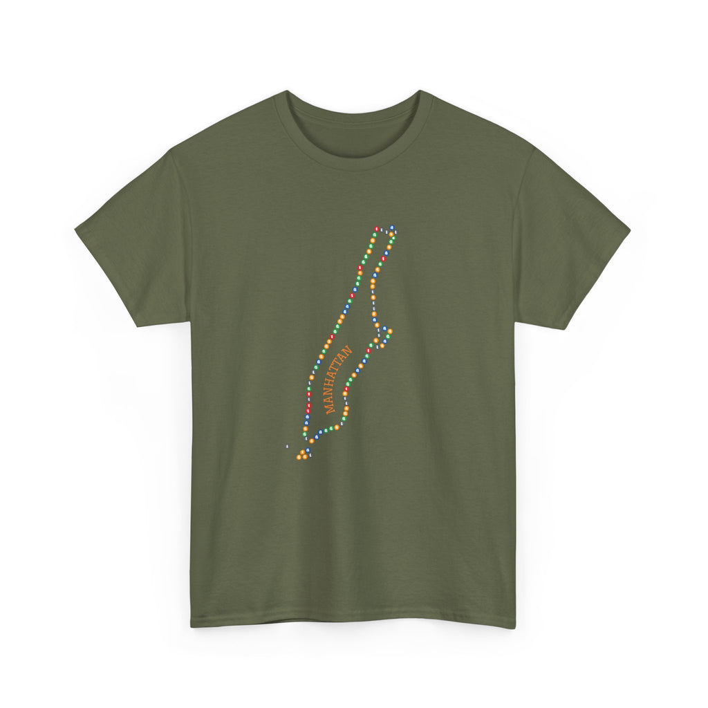 Manhattan Map T-Shirt | Subway Signs Tee
