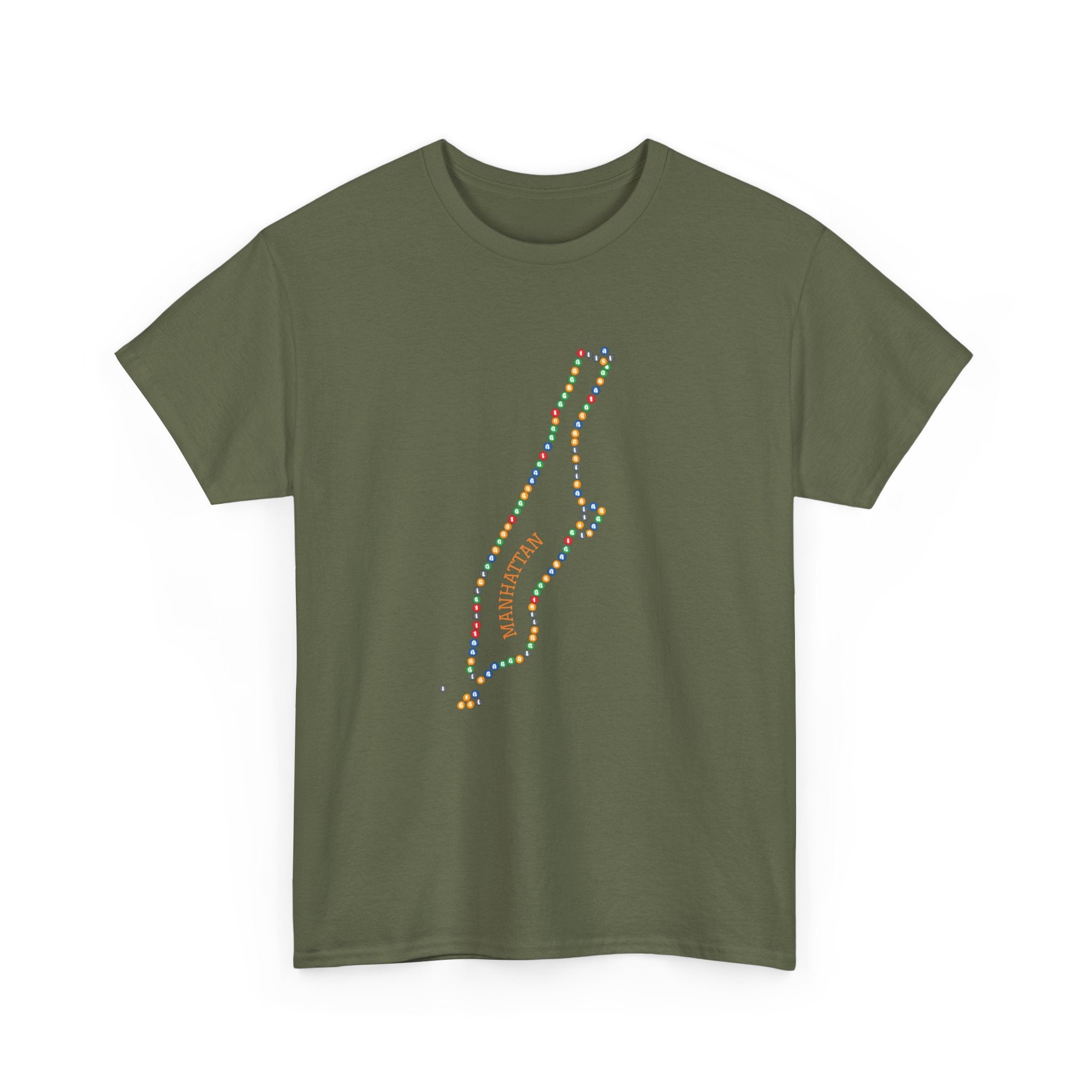 Manhattan Map T-Shirt | Subway Signs Tee