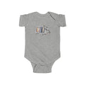 Customizable Garment District NYC Pigeon Baby Onesie | New Yorker Reveal Infant Bodysuit