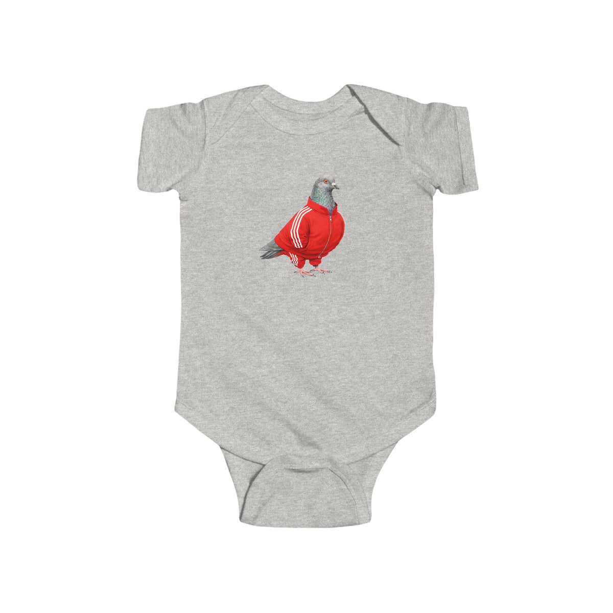 Customizable Brighton Beach NYC Pigeon Baby Onesie | New Yorker Reveal Infant Bodysuit