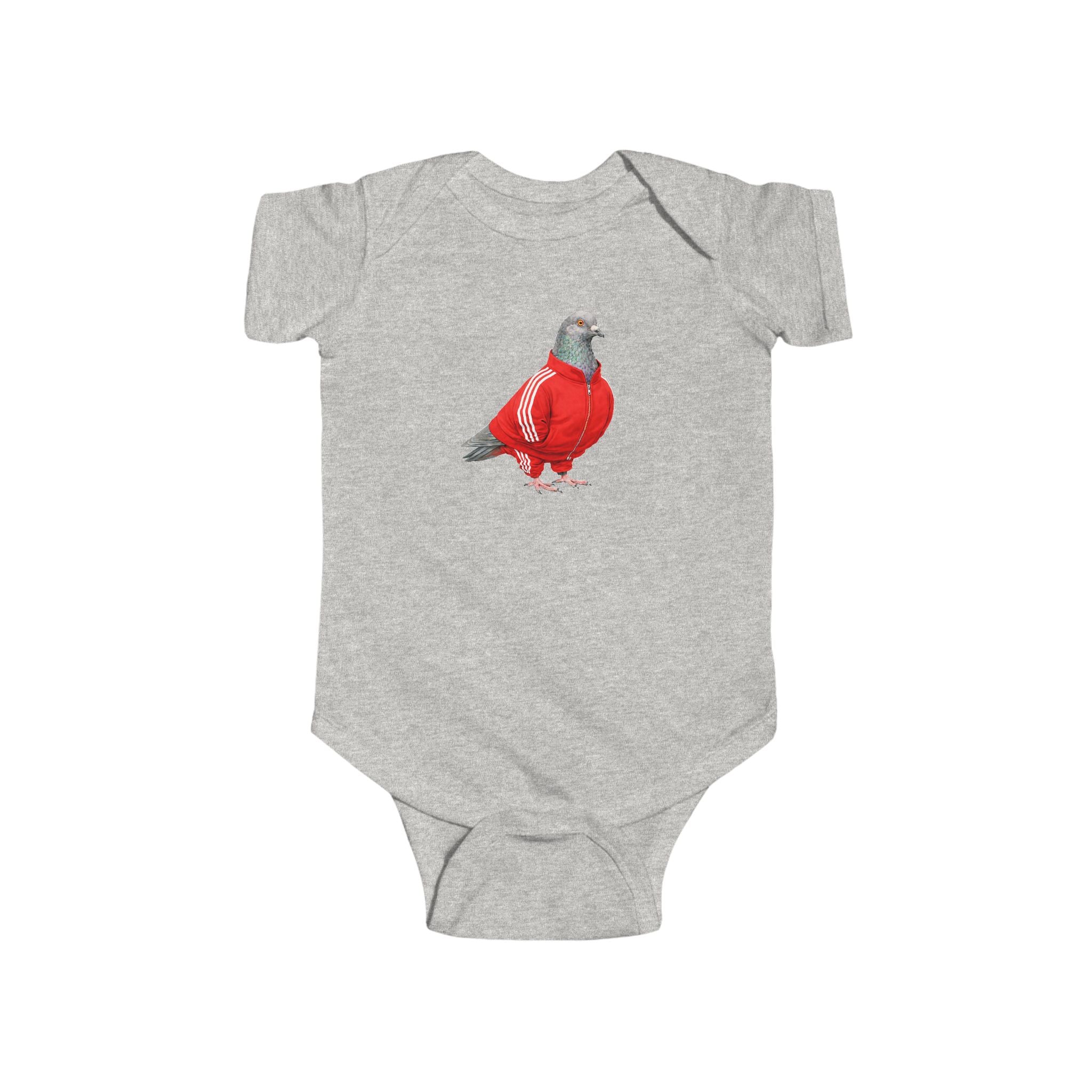 Customizable Brighton Beach NYC Pigeon Baby Onesie | New Yorker Reveal Infant Bodysuit