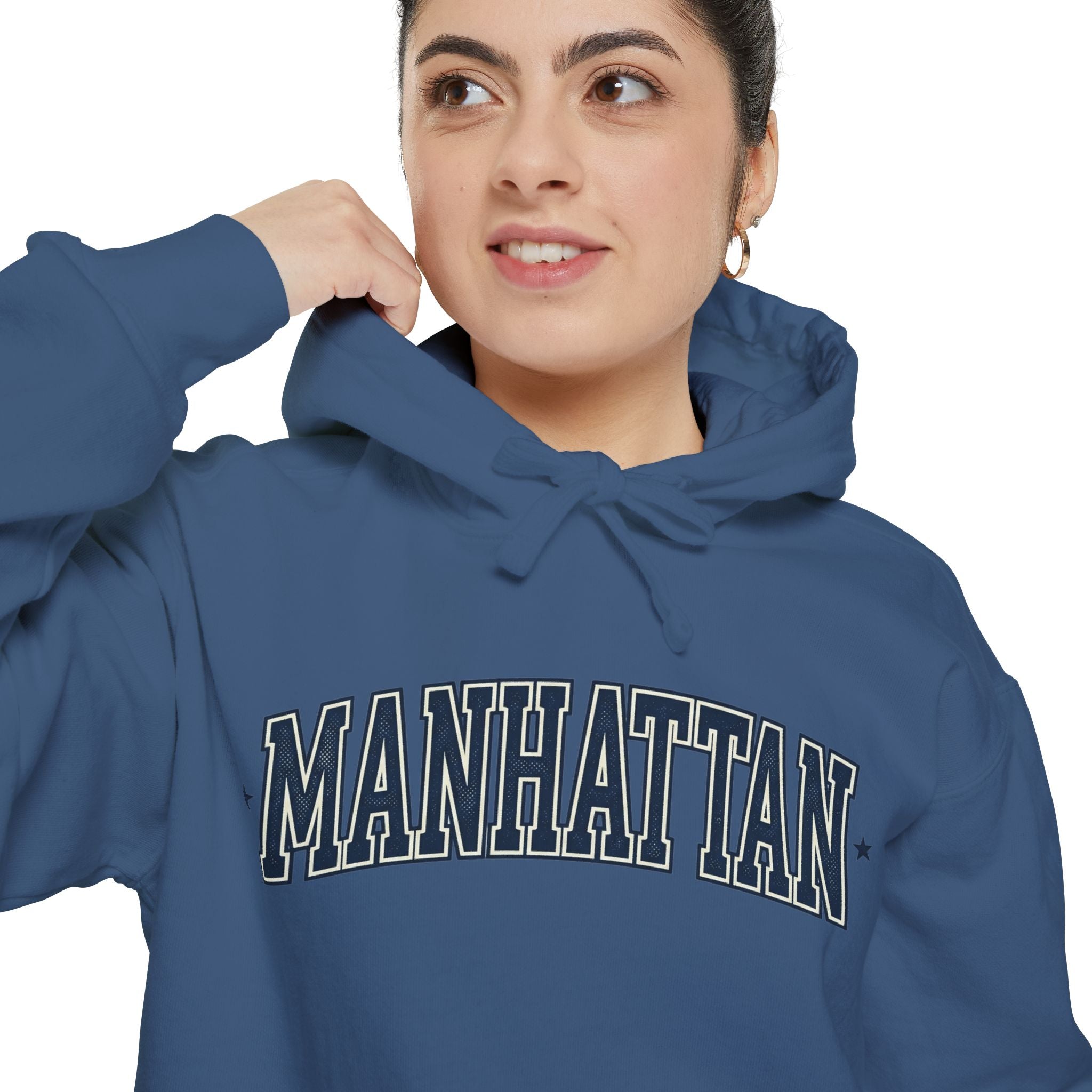 Manhattan Hoodie — Garment-Dyed Pullover Hooded Sweater