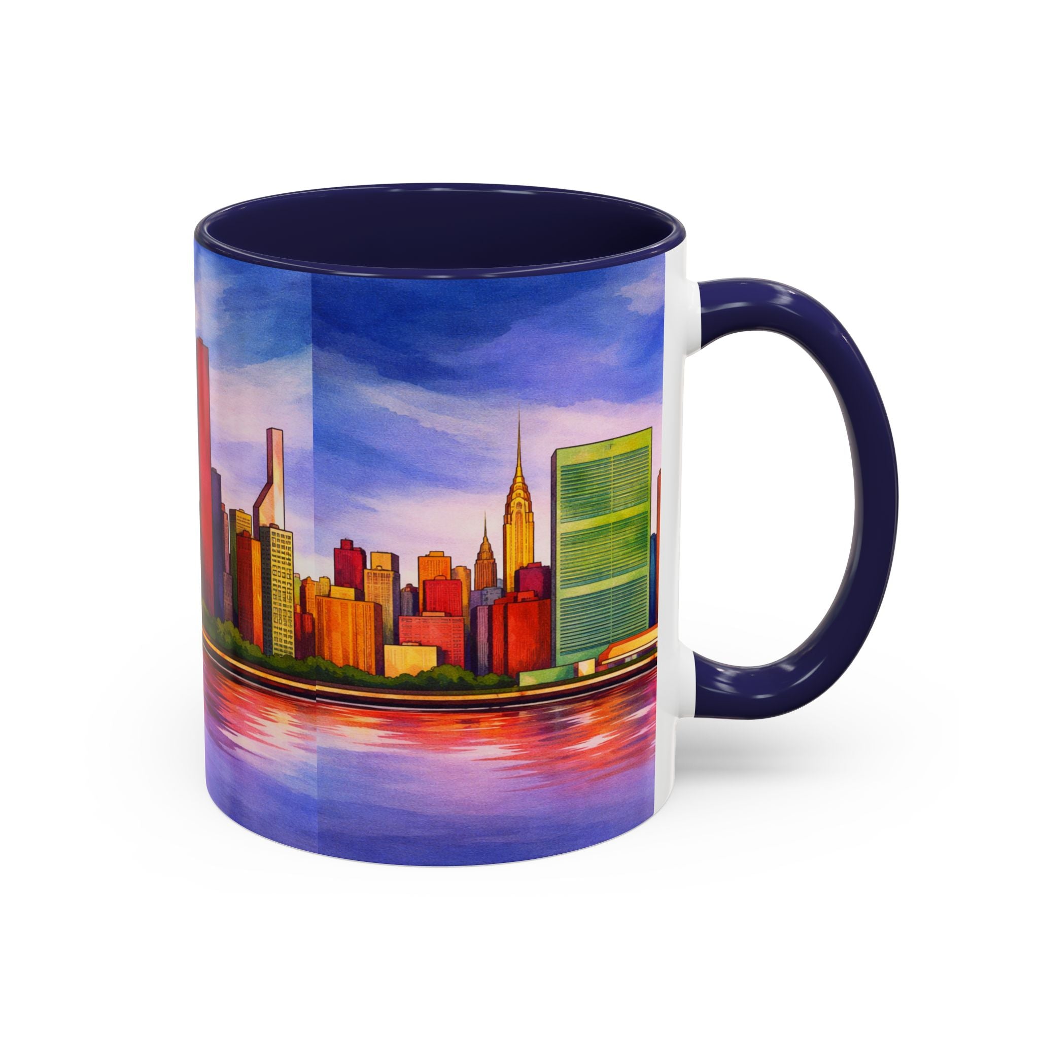 Colorful Midtown Manhattan Skyline NYC Accent Coffee Mug