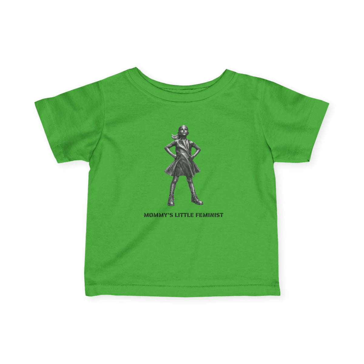 Mommy's Little Feminist NYC Baby Tee | Fearless Girl Infant T-Shirt