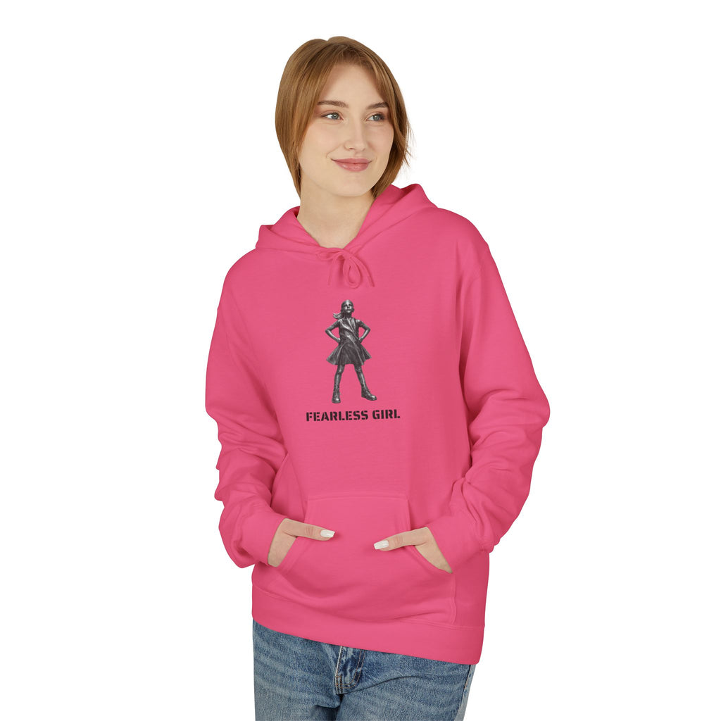 Fearless Girl Hoodie | NYC Empowerment Feminist Hooded Sweatshirt