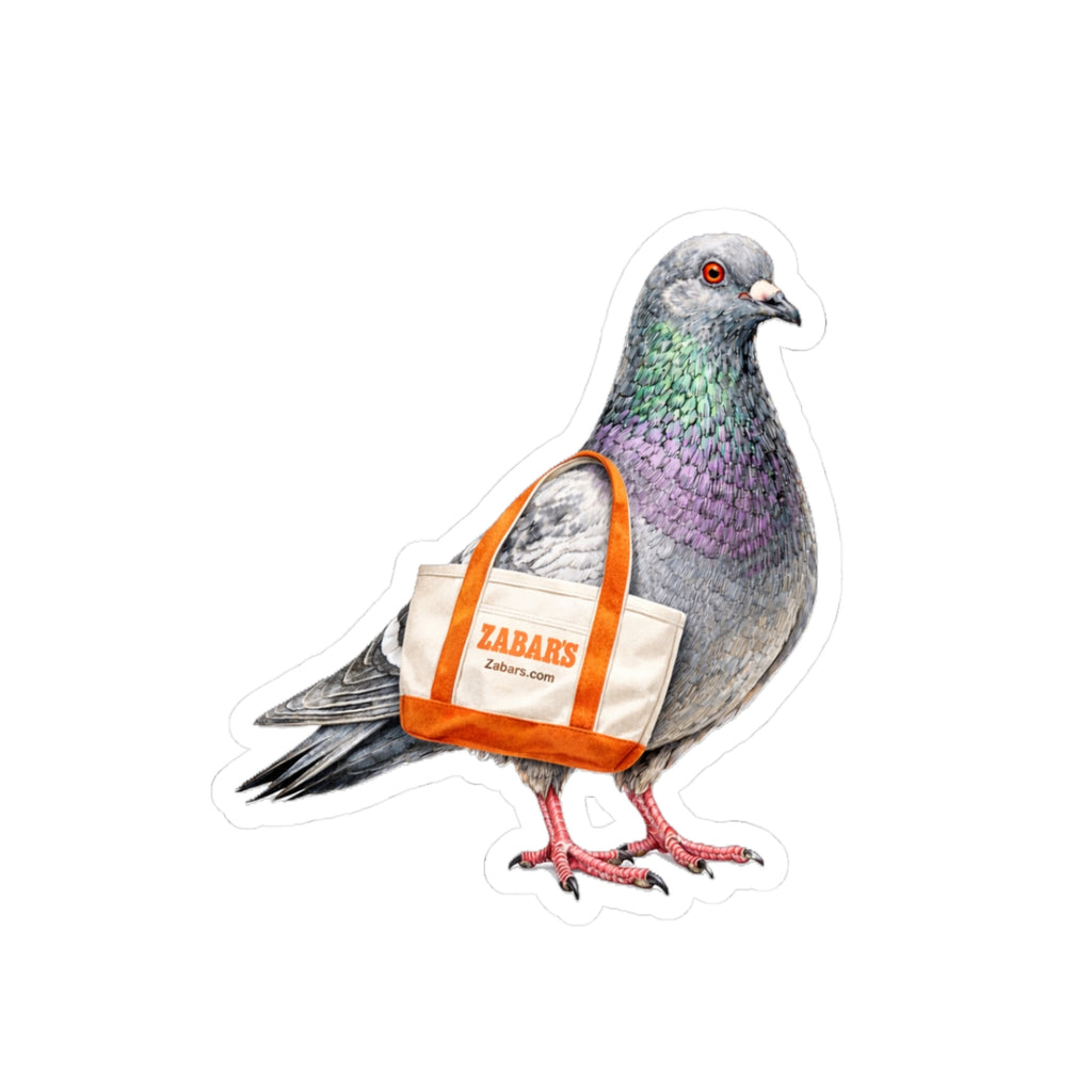 Upper West Side NYC Pigeon 3" x 3" Sticker