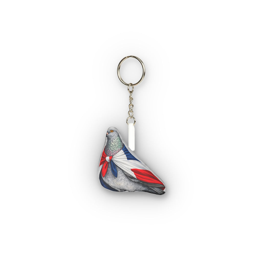 Washington Heights NYC Pigeon Mini Plush Keychain |  New York Bird Lovers Plushie Bag Charm
