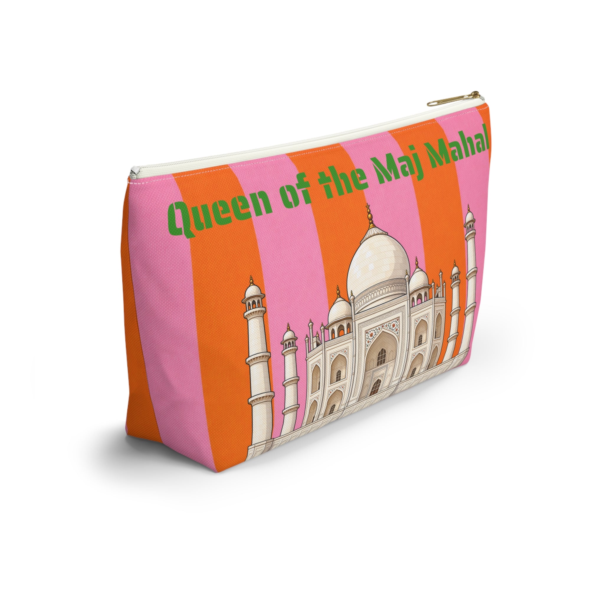 Queen of the Mahj Mahal 2 Mahjong Tile Pouch —  T-Bottom Travel Bag