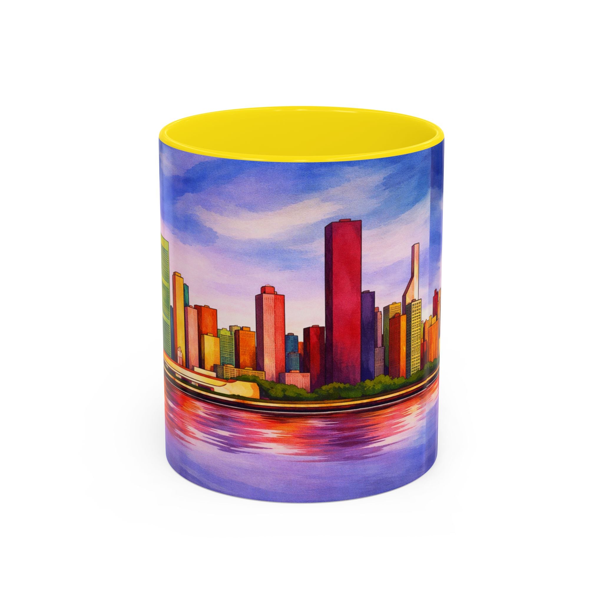 Colorful Midtown Manhattan Skyline NYC Accent Coffee Mug
