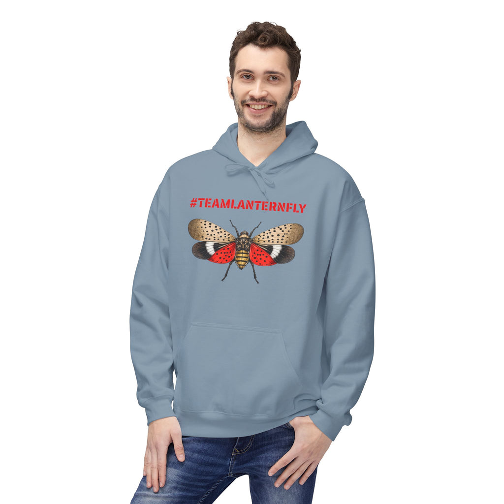 NYC Spotted Lanternfly Hoodie — Team Lanternfly Hooded Pullover Sweatshirt