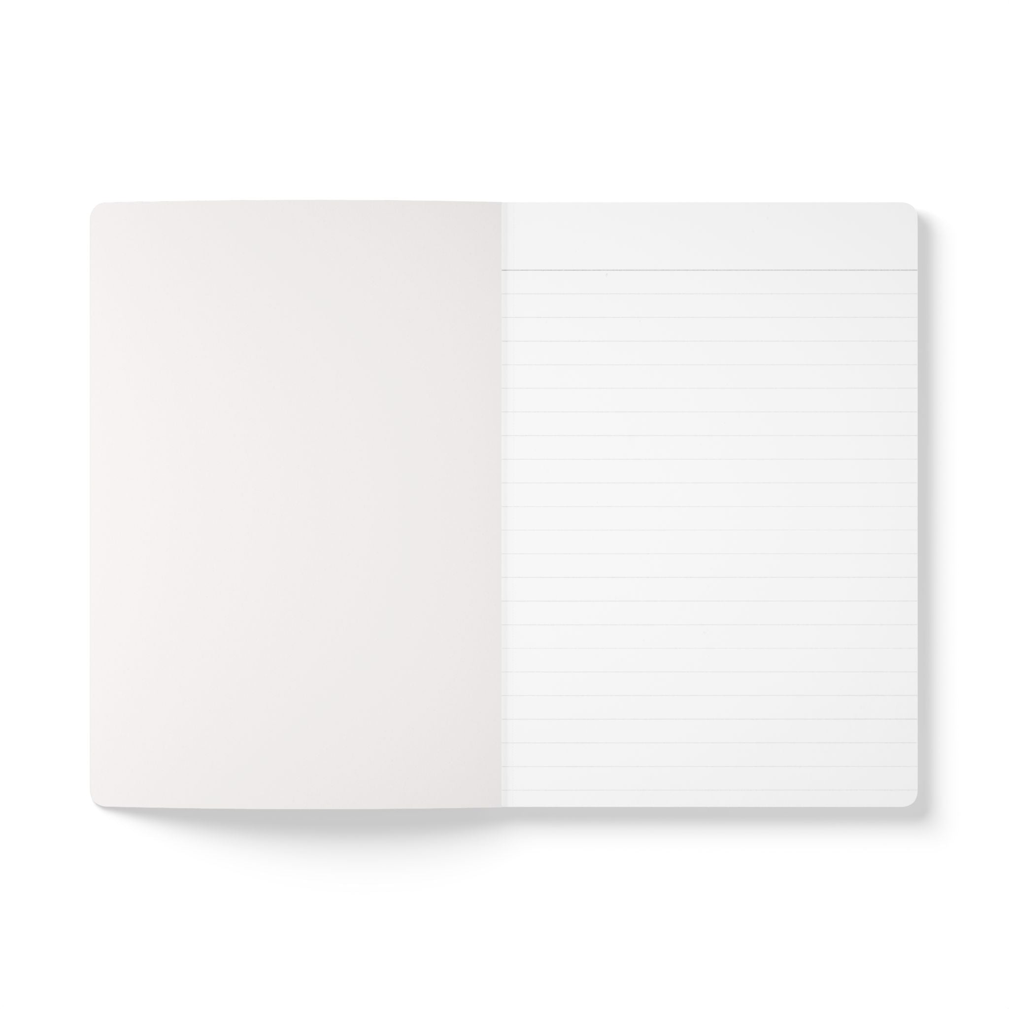 Icons of the Hamptons Heather Gray Softcover Notebook