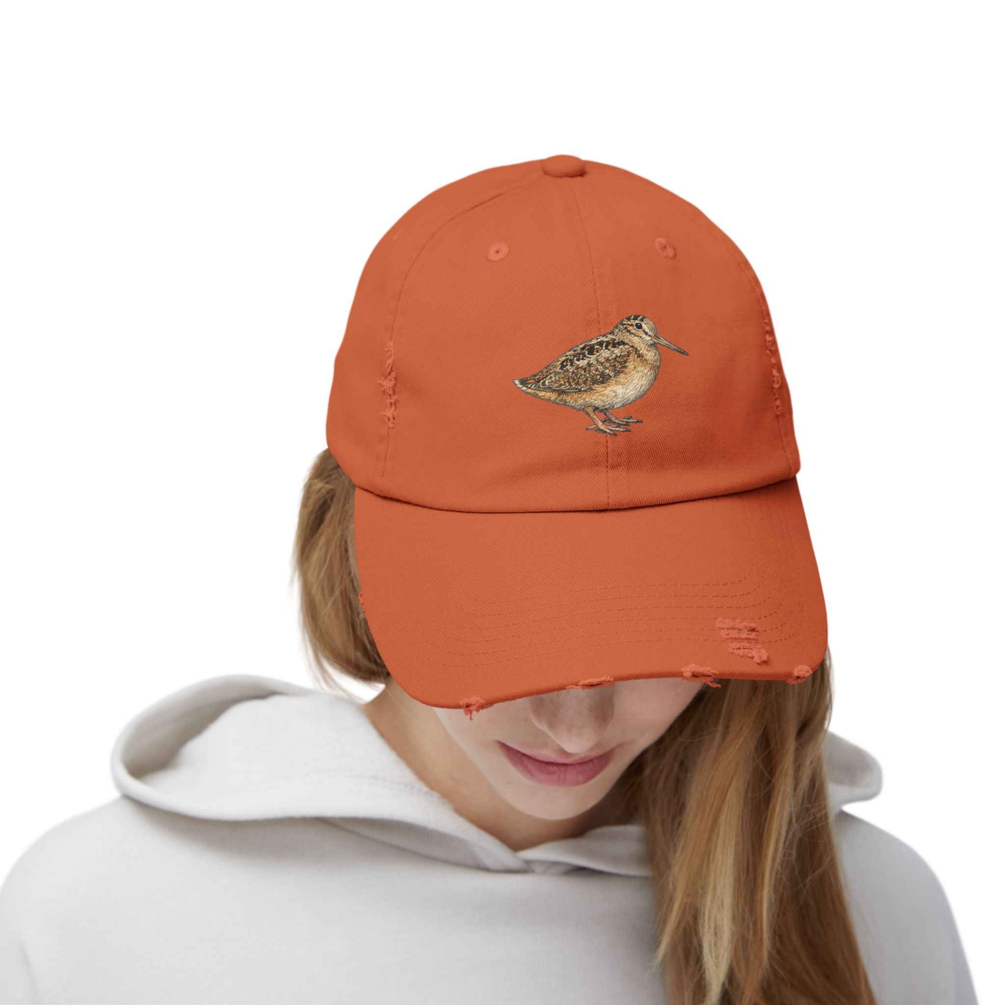 Bryant Park American Woodcock Distressed Cap — Nature Hat for Bird Lovers