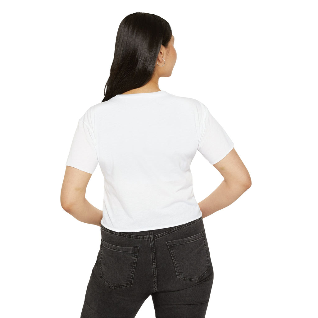 Astoria New York Crop Top T-shirt — Santorini-inspired Queens Tee