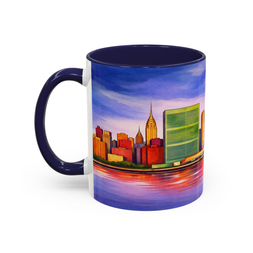 Colorful Midtown Manhattan Skyline NYC Accent Coffee Mug