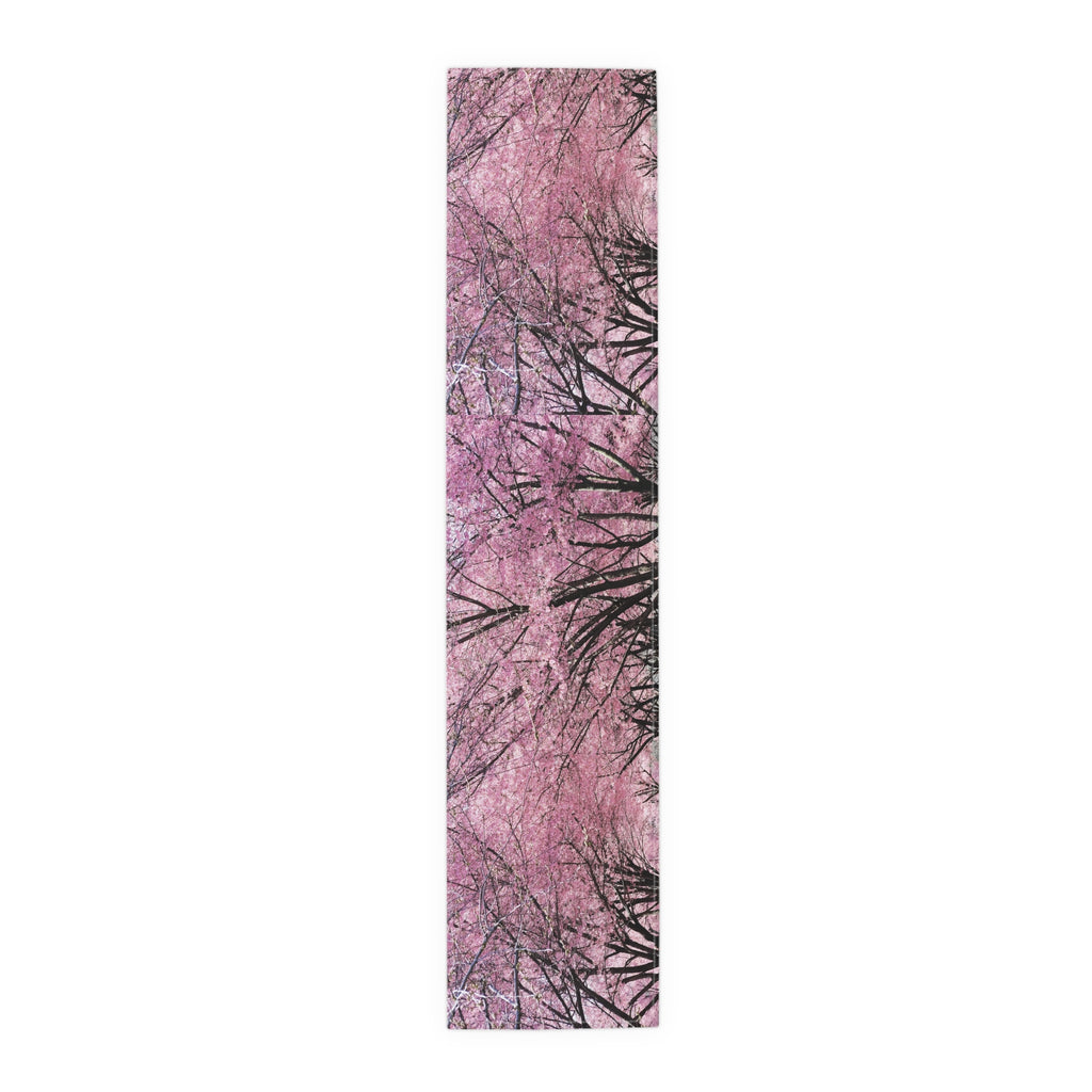 Flushing Meadows Corona Park Cherry Blossoms Table Runner — Queens Flowers Dining Table Decor