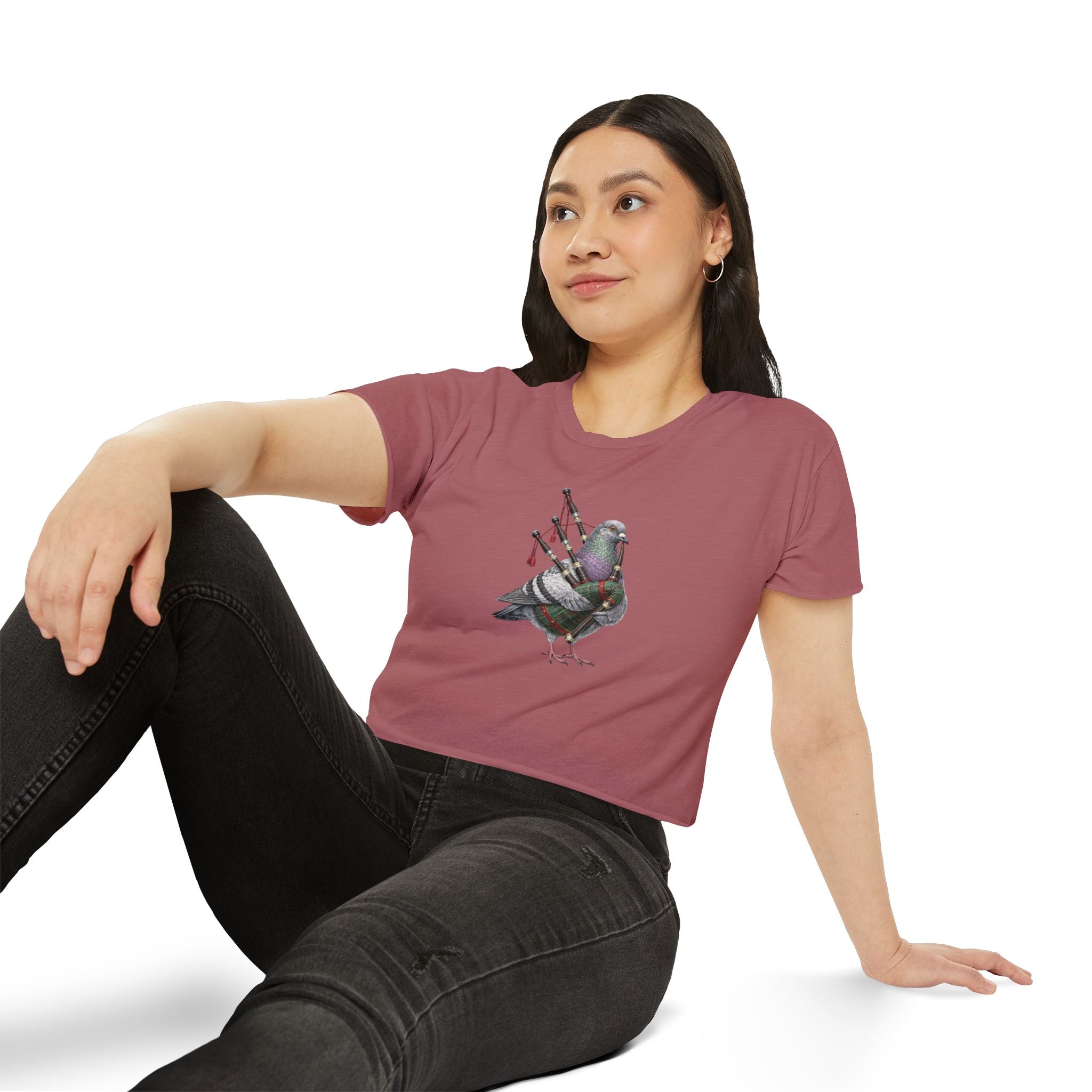 Customizable Woodlawn NYC Pigeon Crop Top