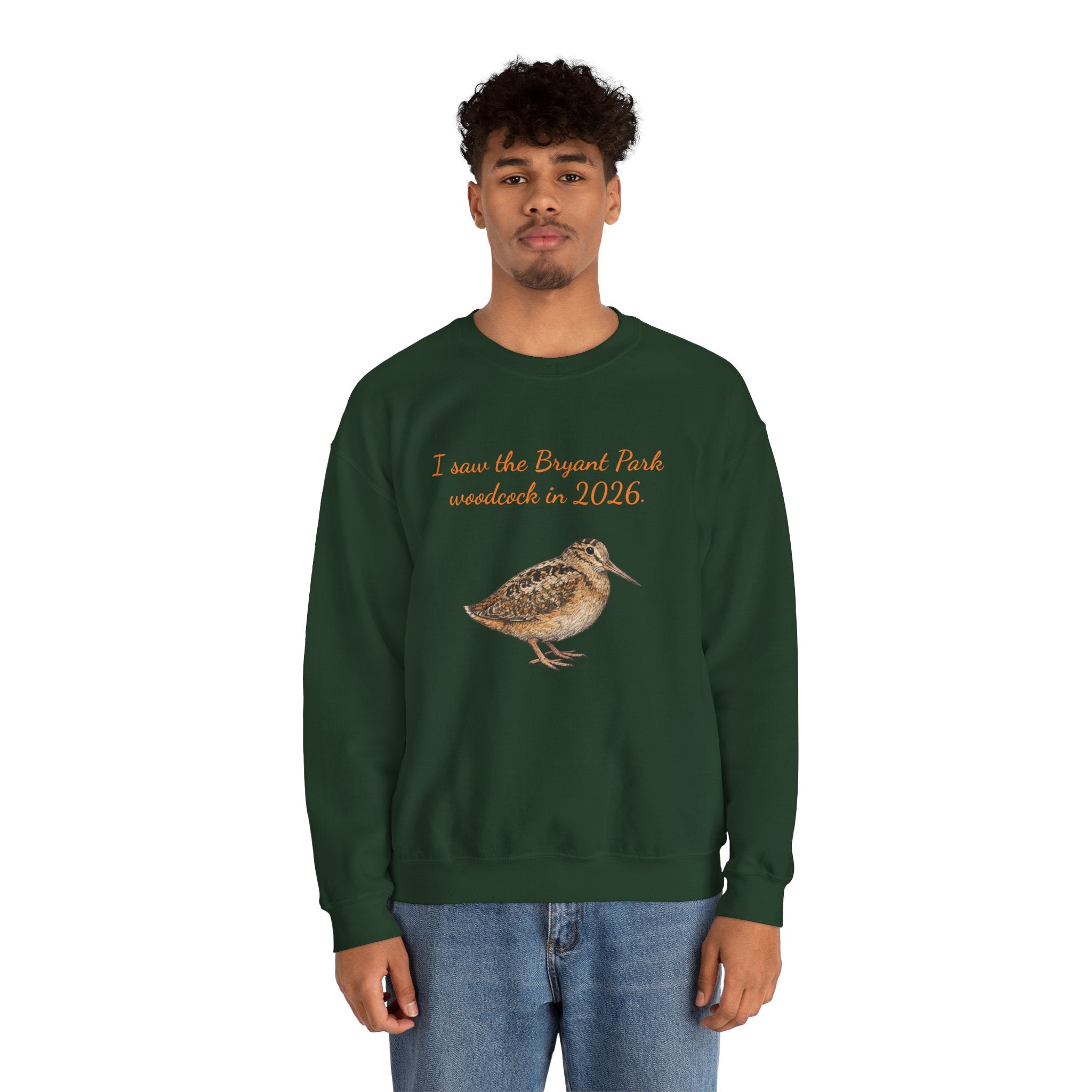 Bryant Park American Woodcock Sweatshirt | NYC Bird Lover Sweater