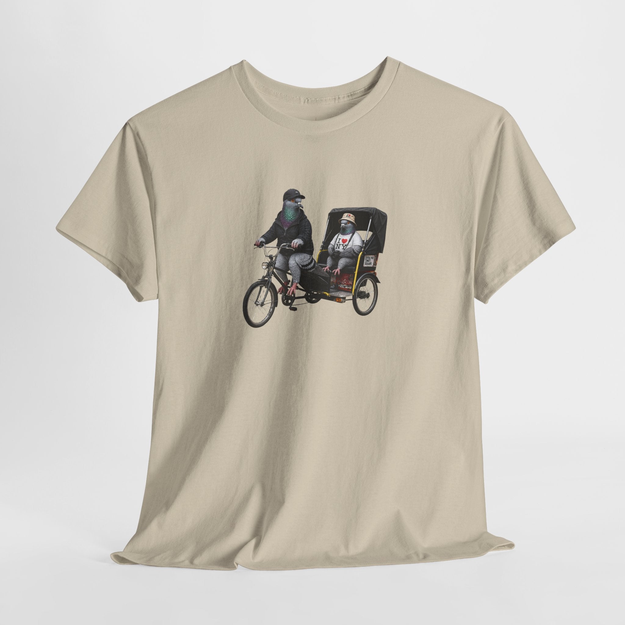Customizable Times Square NYC Pigeon T-Shirt | Baseball Fan Tee