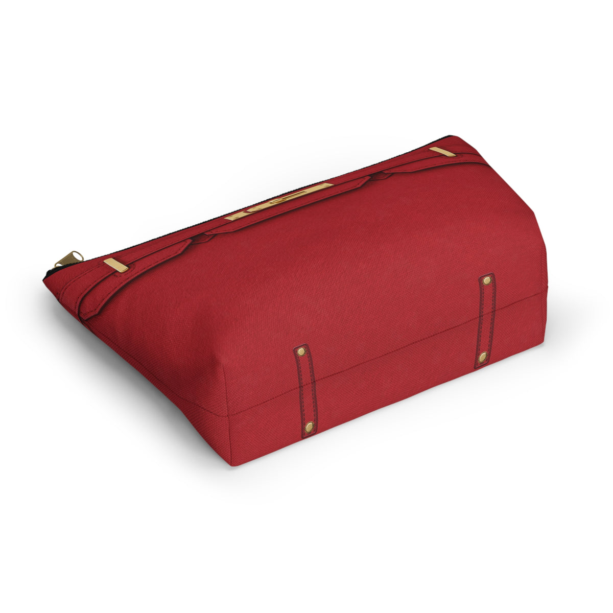 Canal Street Large Burgundy Makeup Bag —  T-Bottom Travel Bag