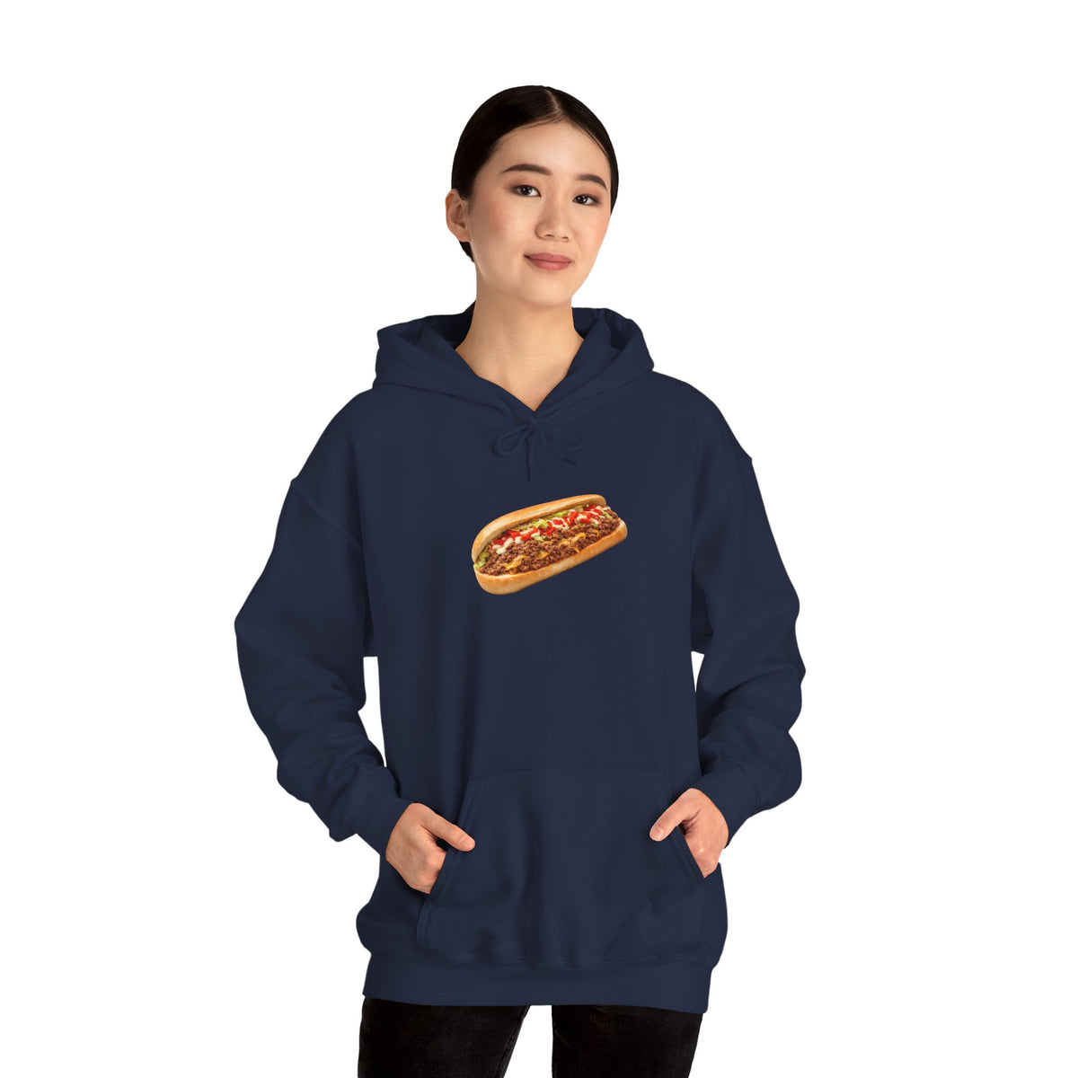 NYC Chopped Cheese Hoodie — New York Bodega Sandwich Hooded Pullover Sweatshirt