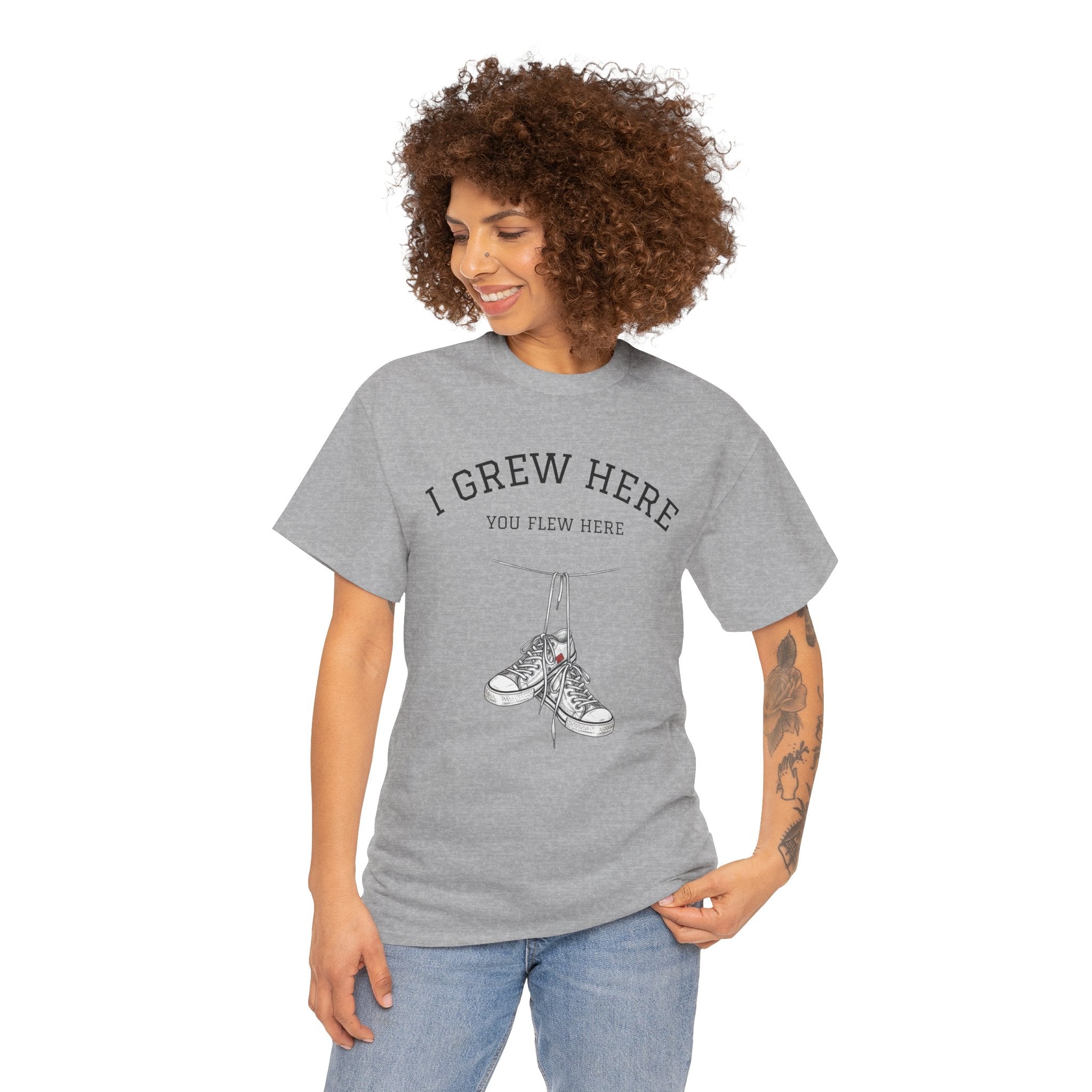 Sneakers Shoefiti Tee  I I Grew Here You Flew Here T-Shirt